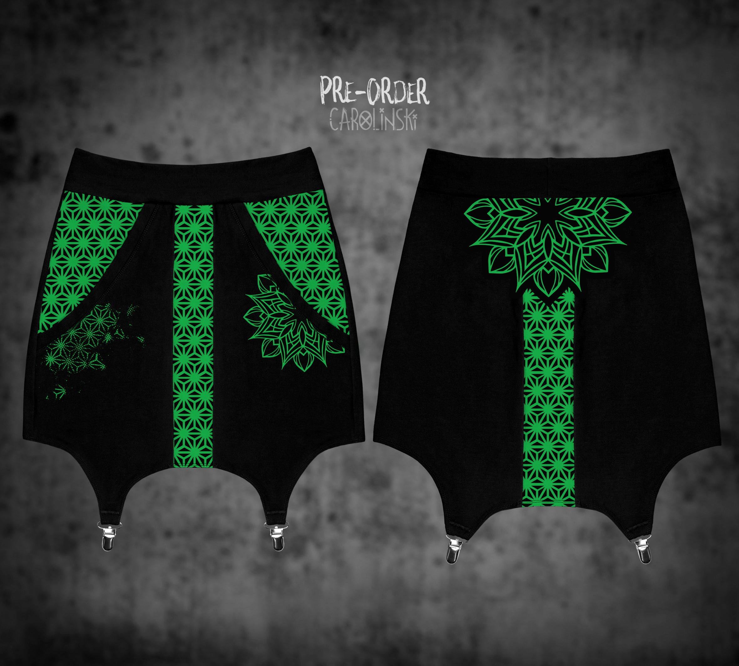 Garter Skirt - Asanoha