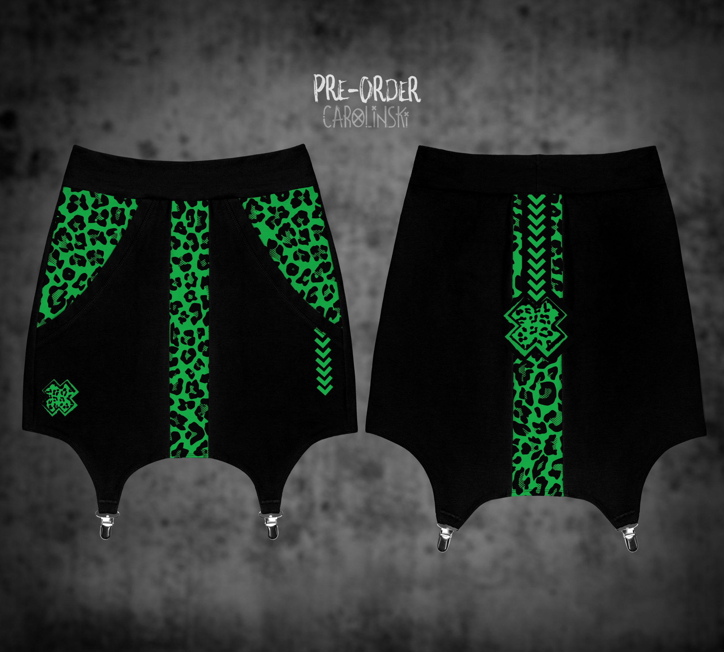 Garter Skirt - Leopard