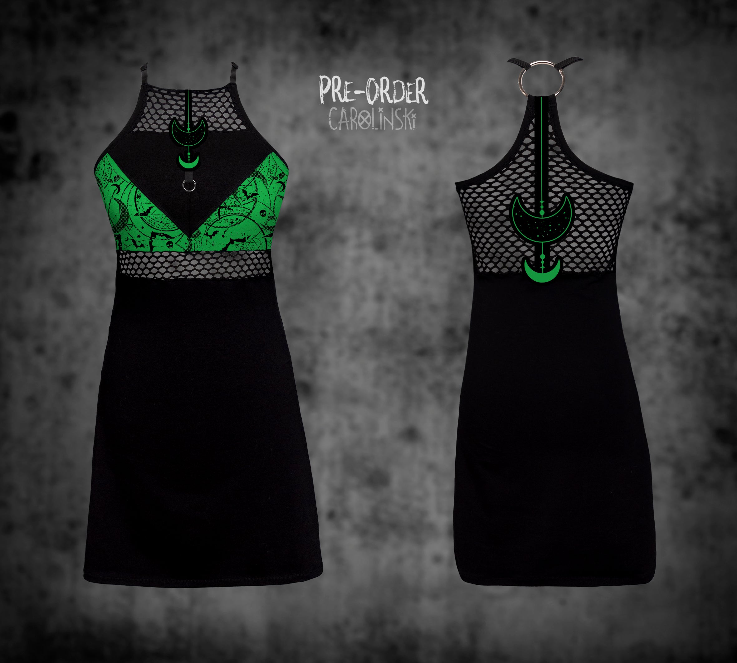 HighNeck Dress - Witchy