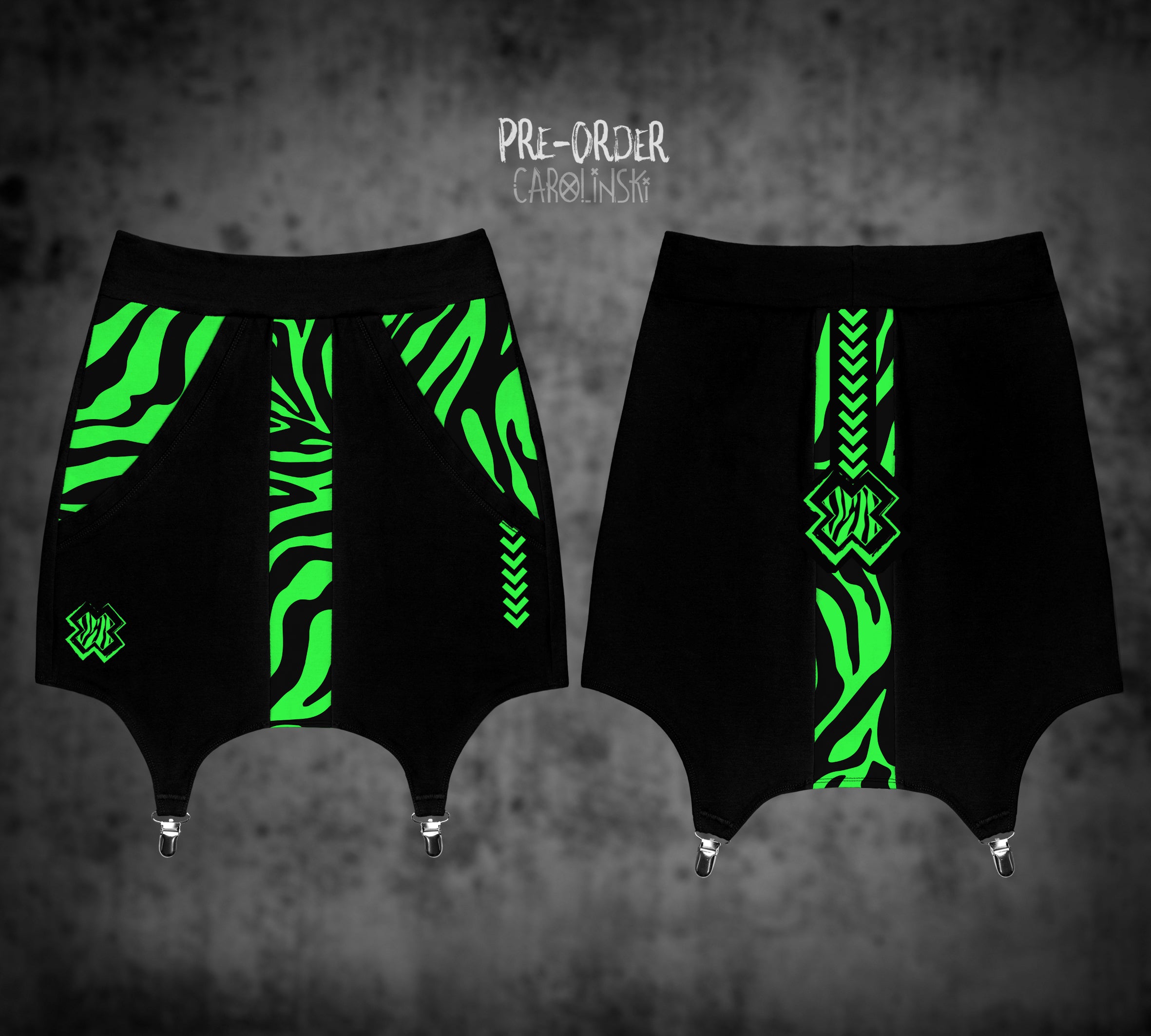 Garter Skirt - Zebra