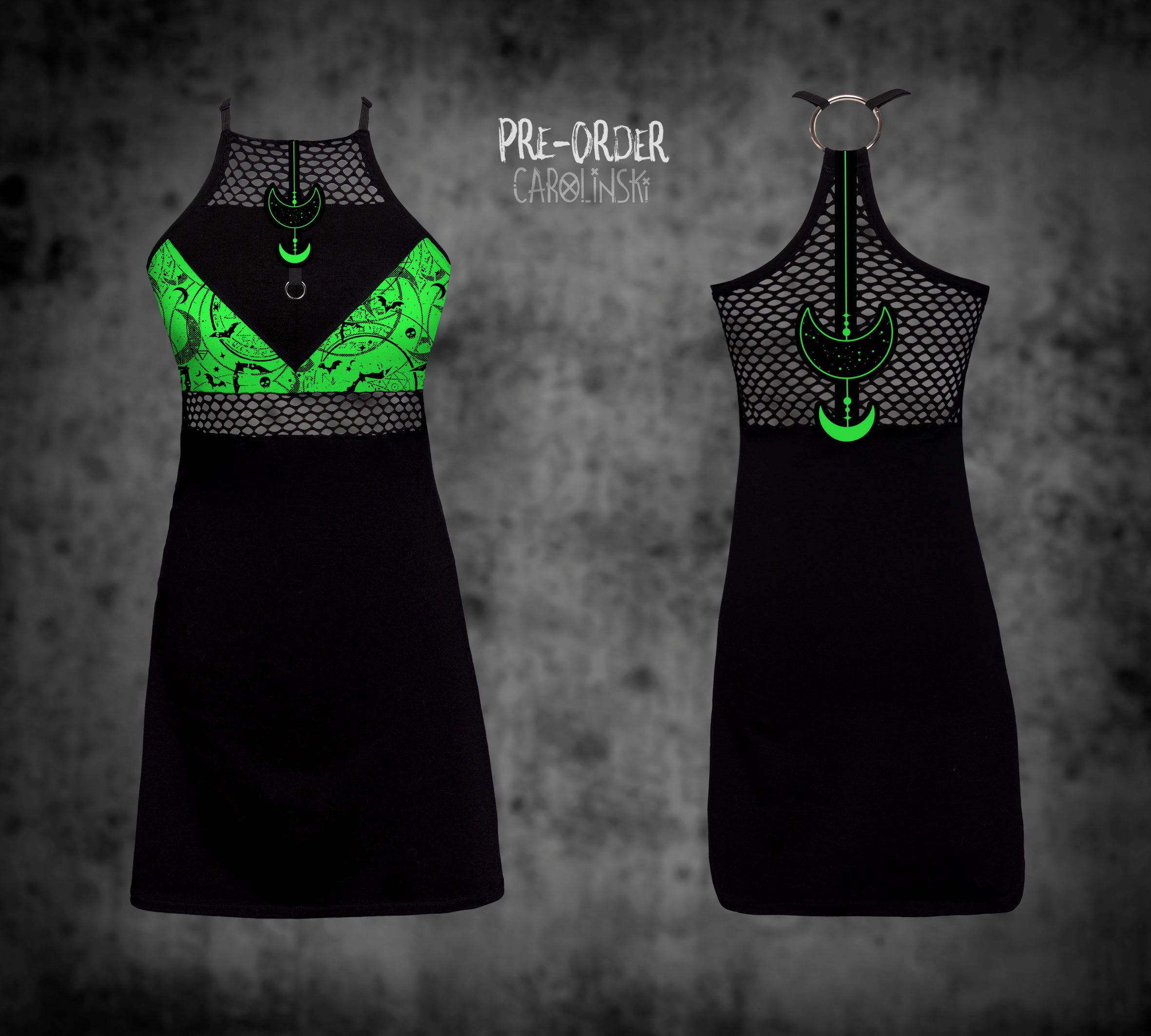 HighNeck Dress - Witchy