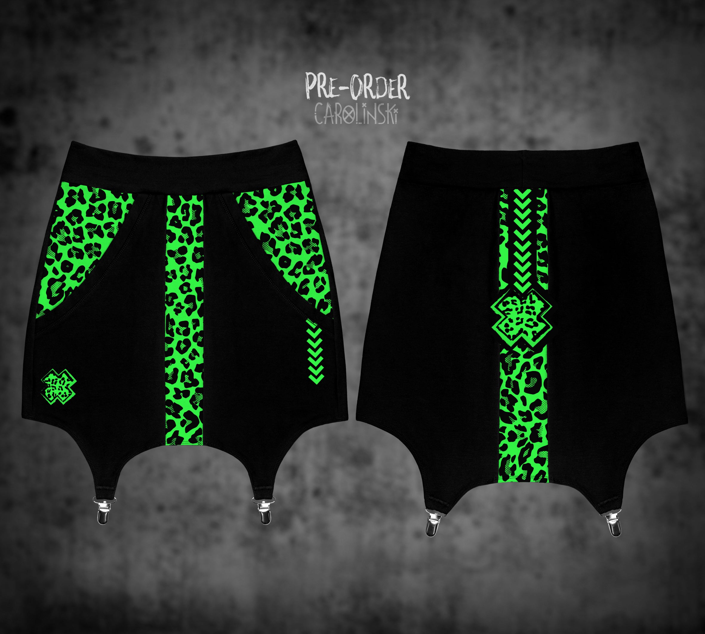 Garter Skirt - Leopard