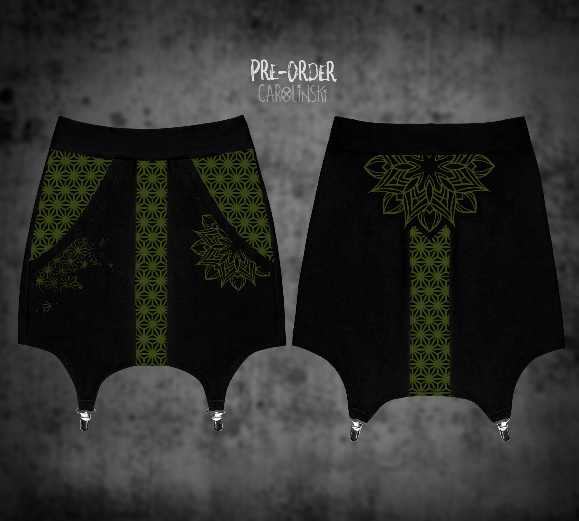 Garter Skirt - Asanoha