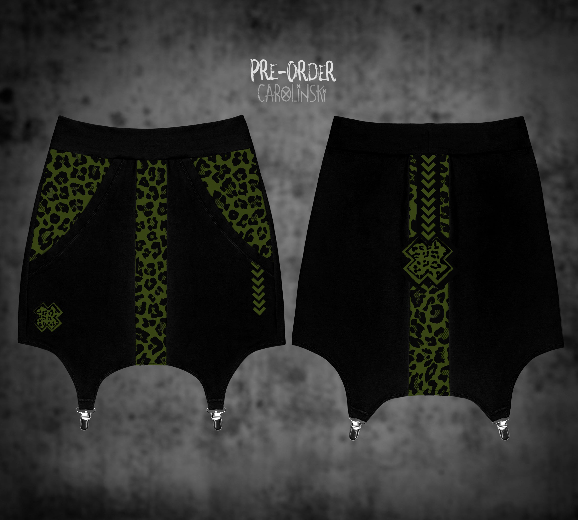 Garter Skirt - Leopard