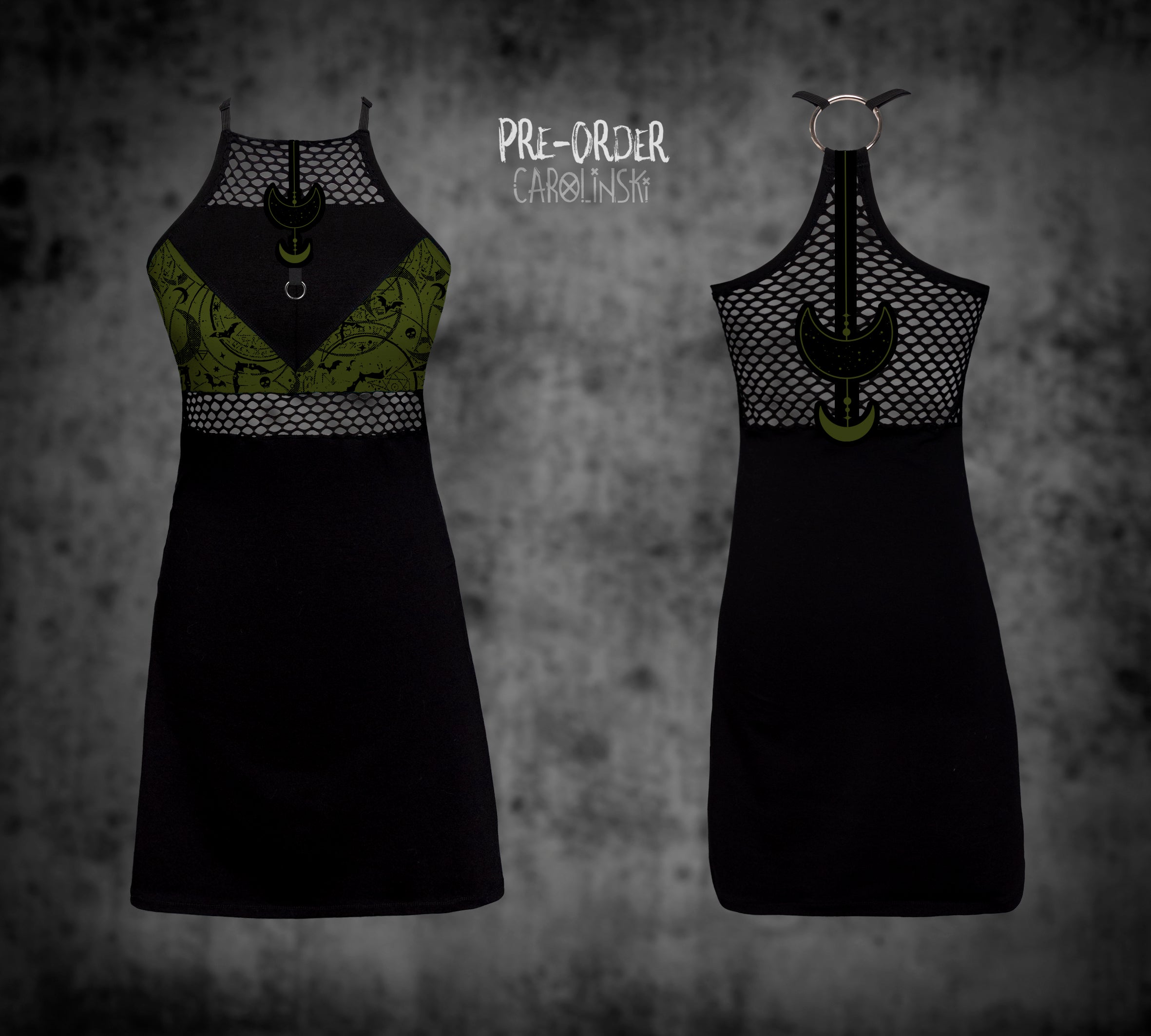 HighNeck Dress - Witchy