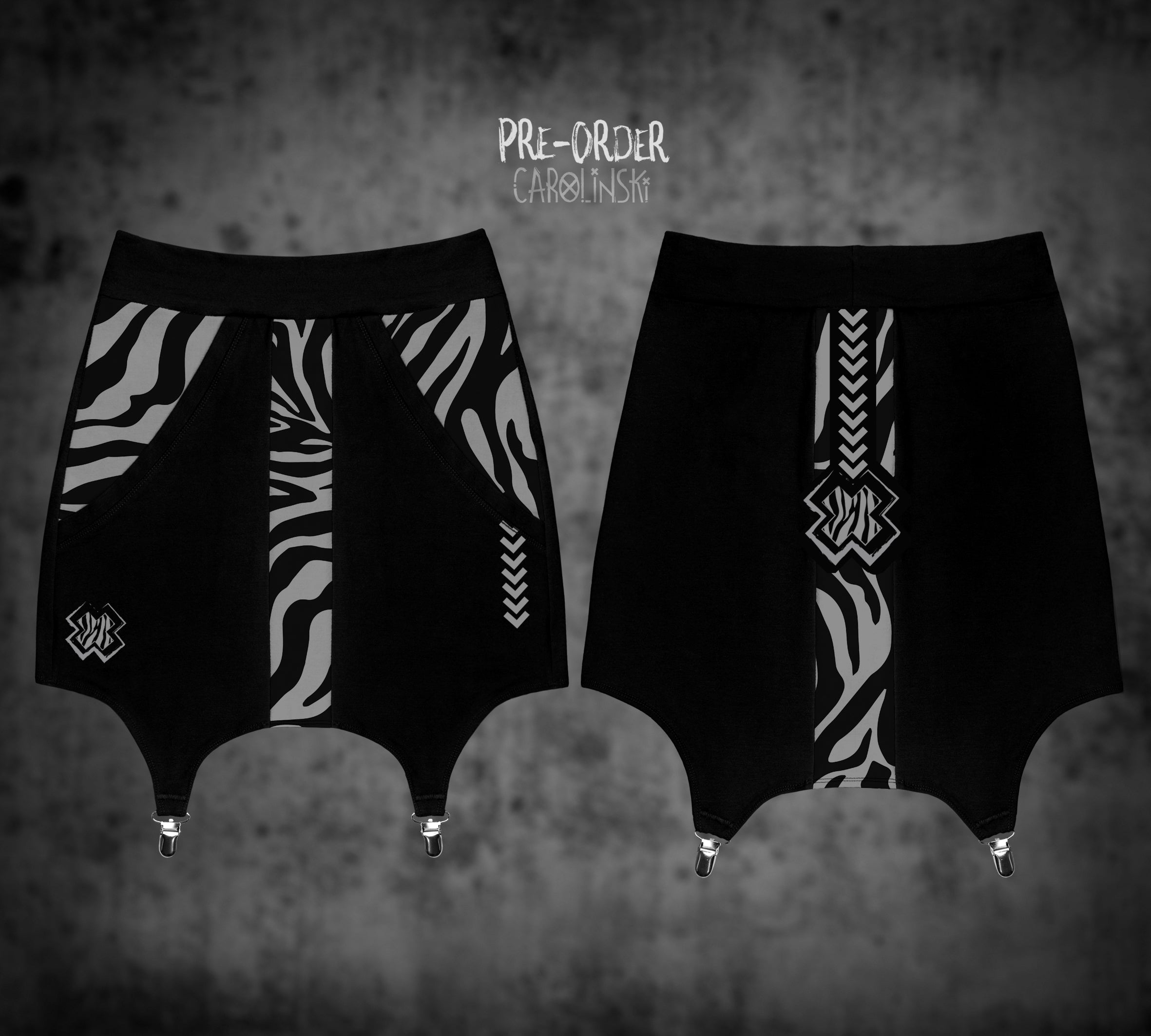 Garter Skirt - Zebra