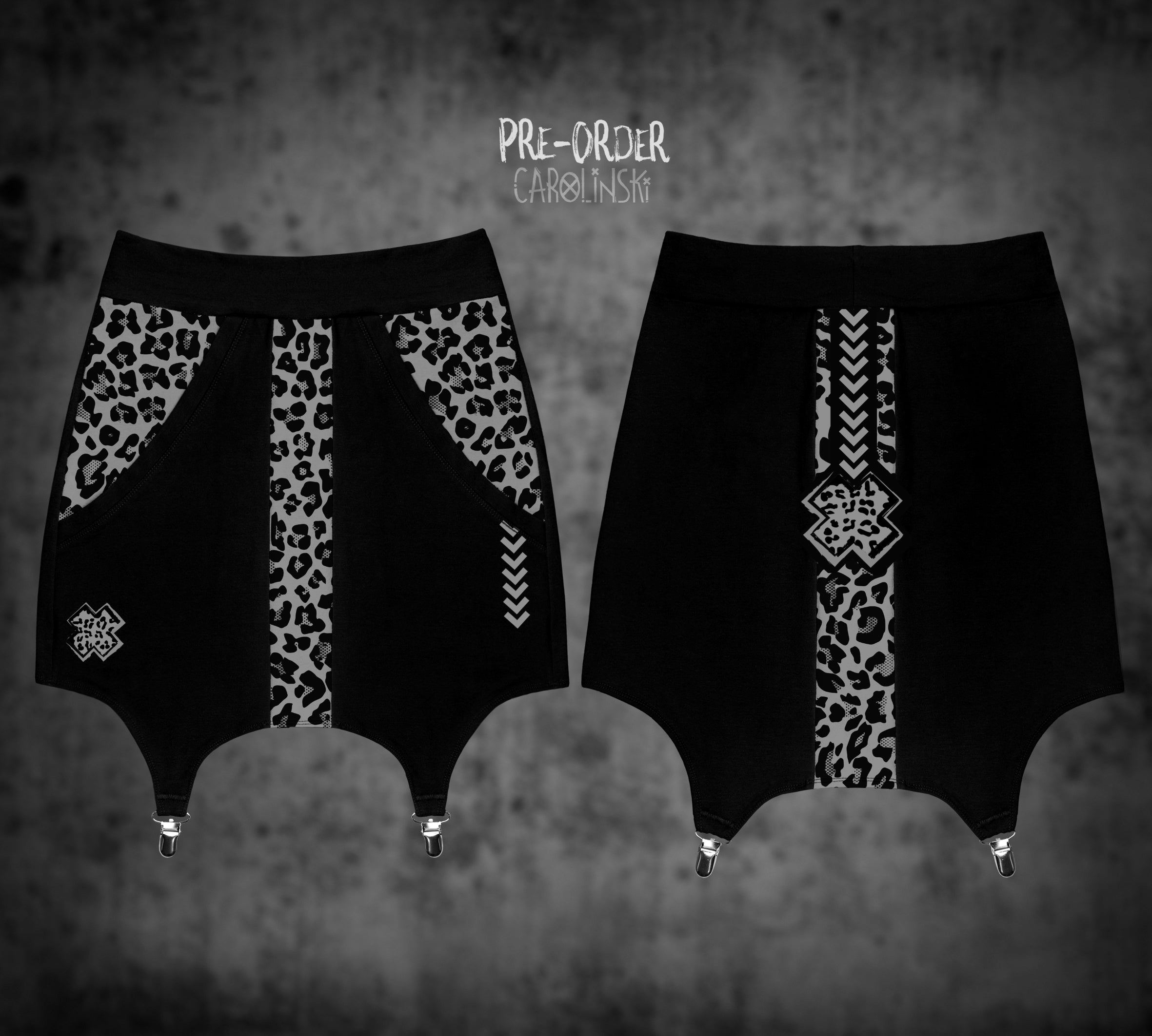 Garter Skirt - Leopard