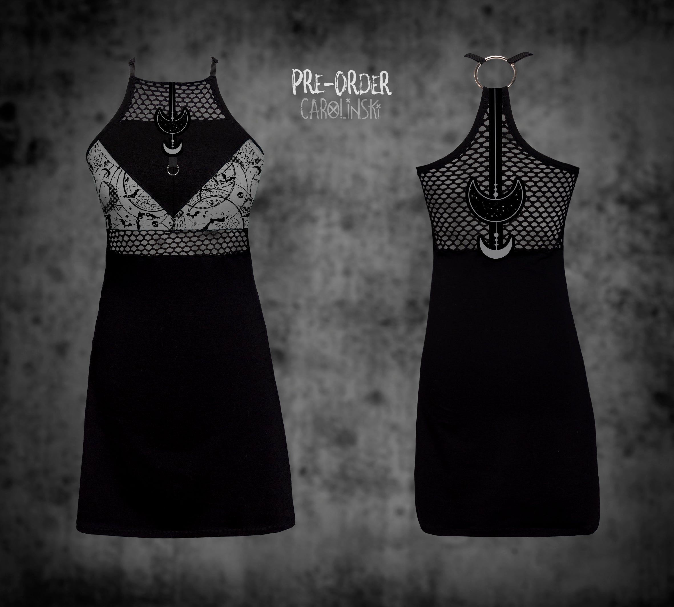 HighNeck Dress - Witchy