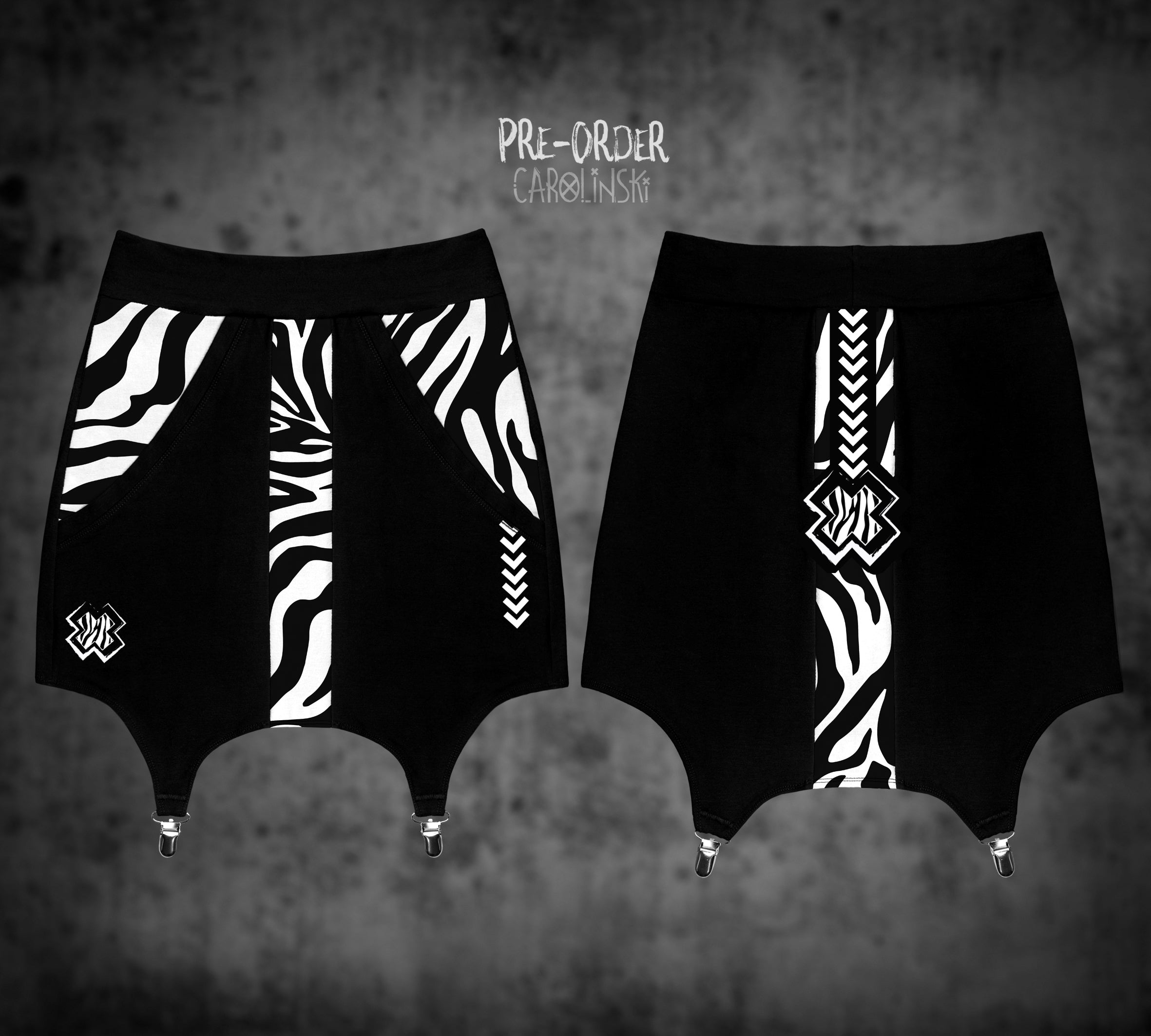 Garter Skirt - Zebra