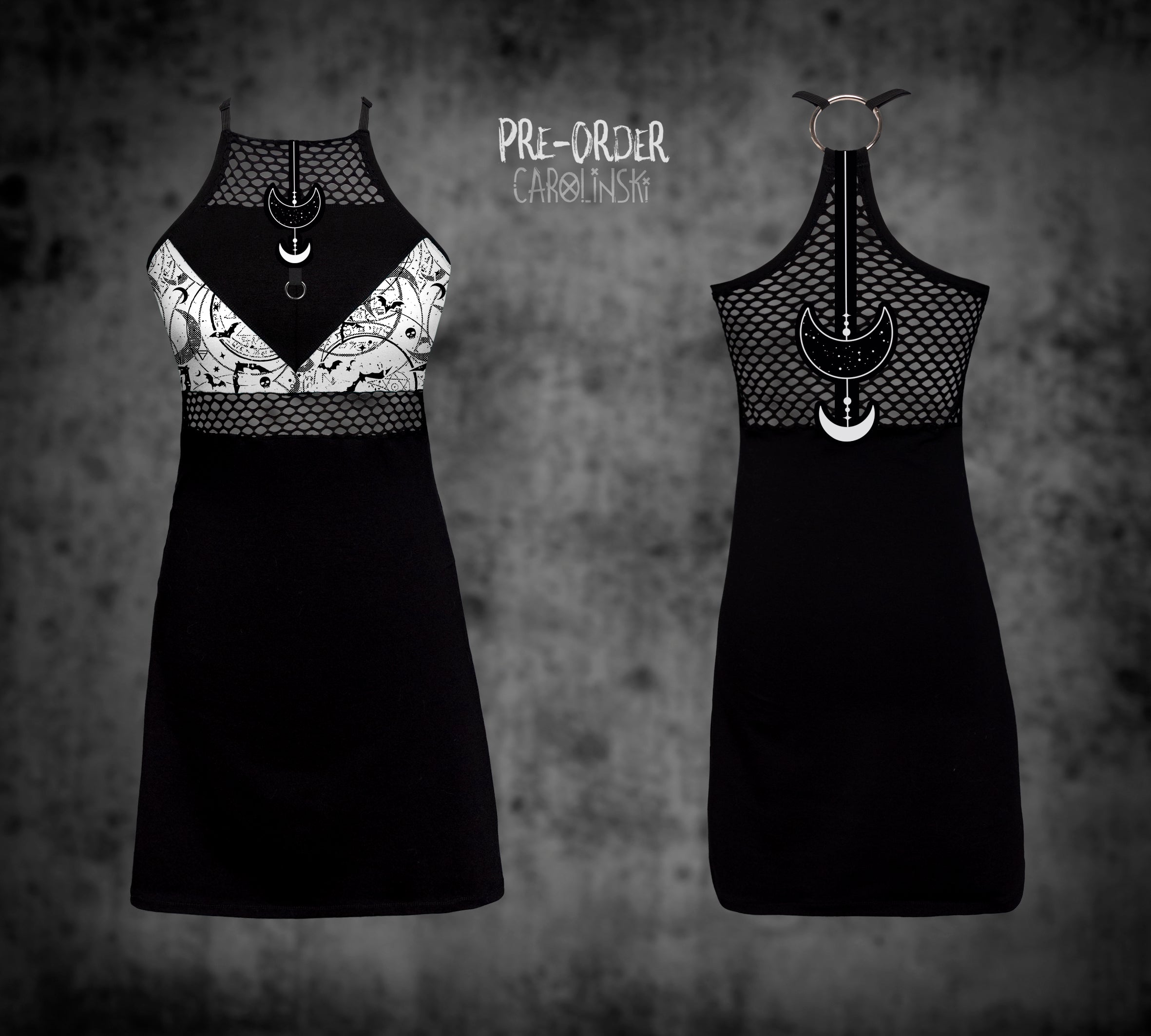 HighNeck Dress - Witchy