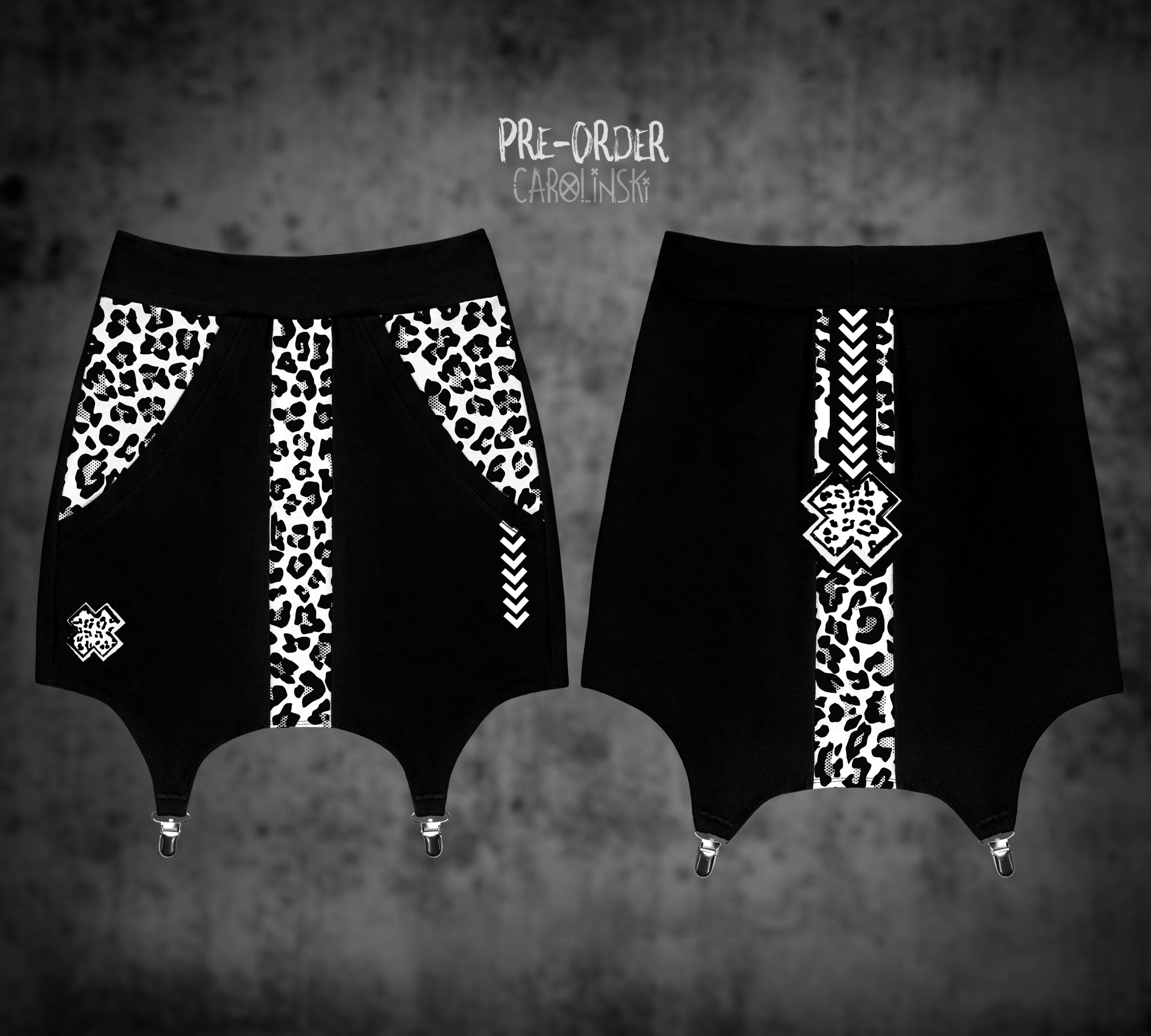 Garter Skirt - Leopard