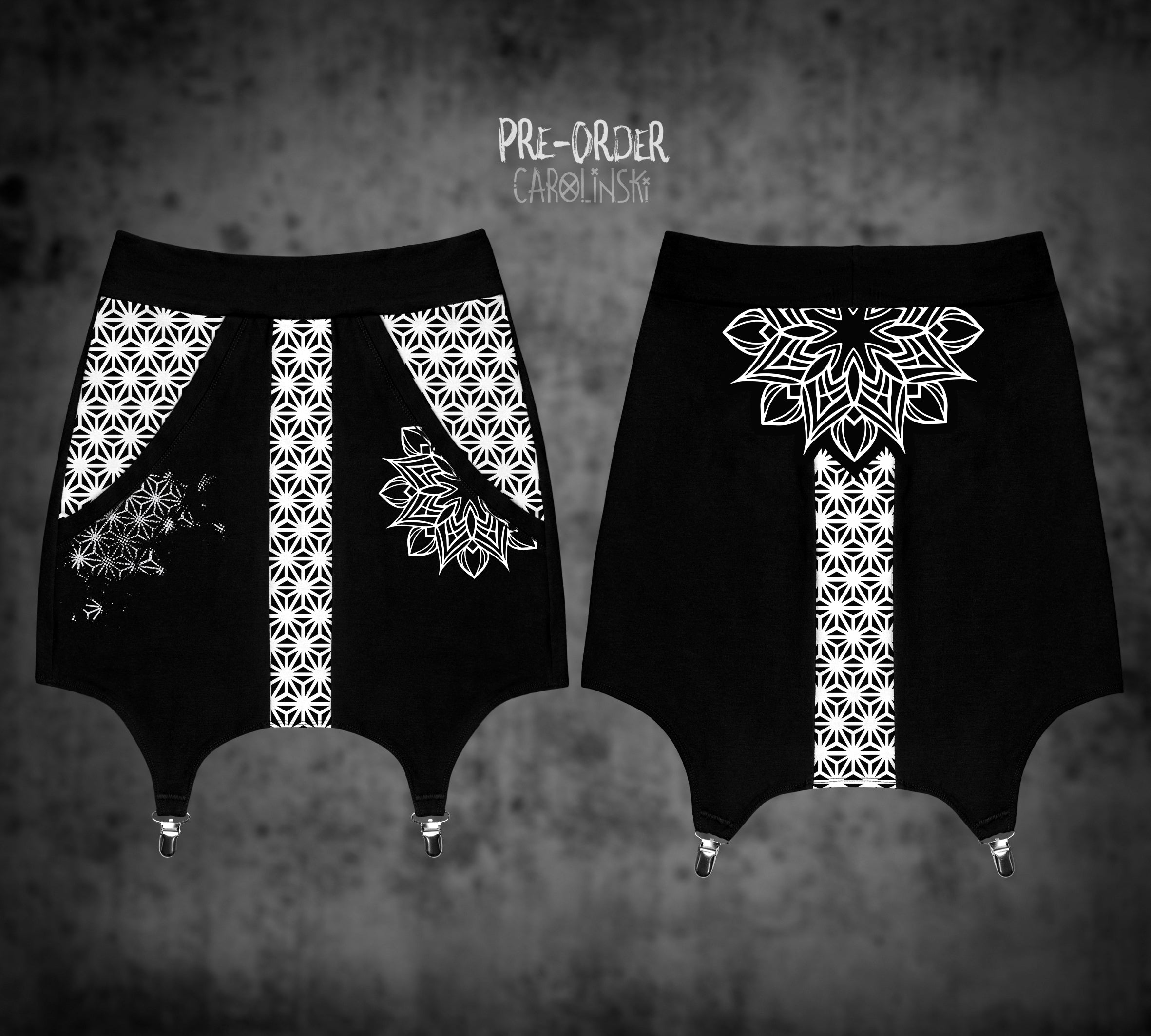 Garter Skirt - Asanoha