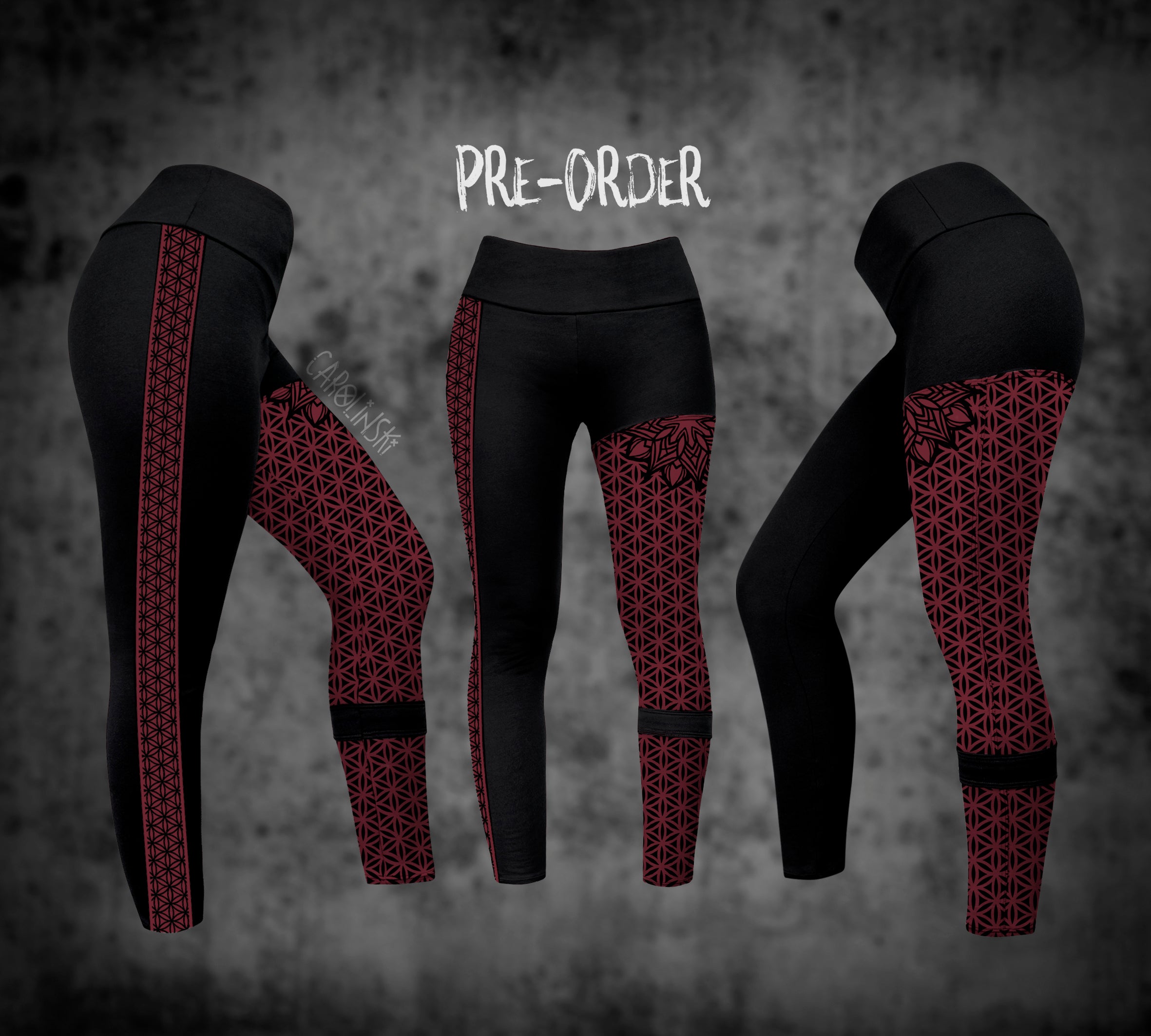 Split Leggings - Flower of Life