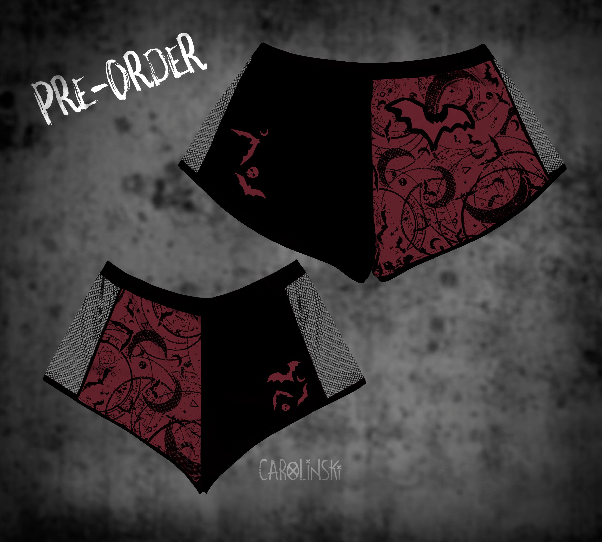 Split Shorts - Witchy