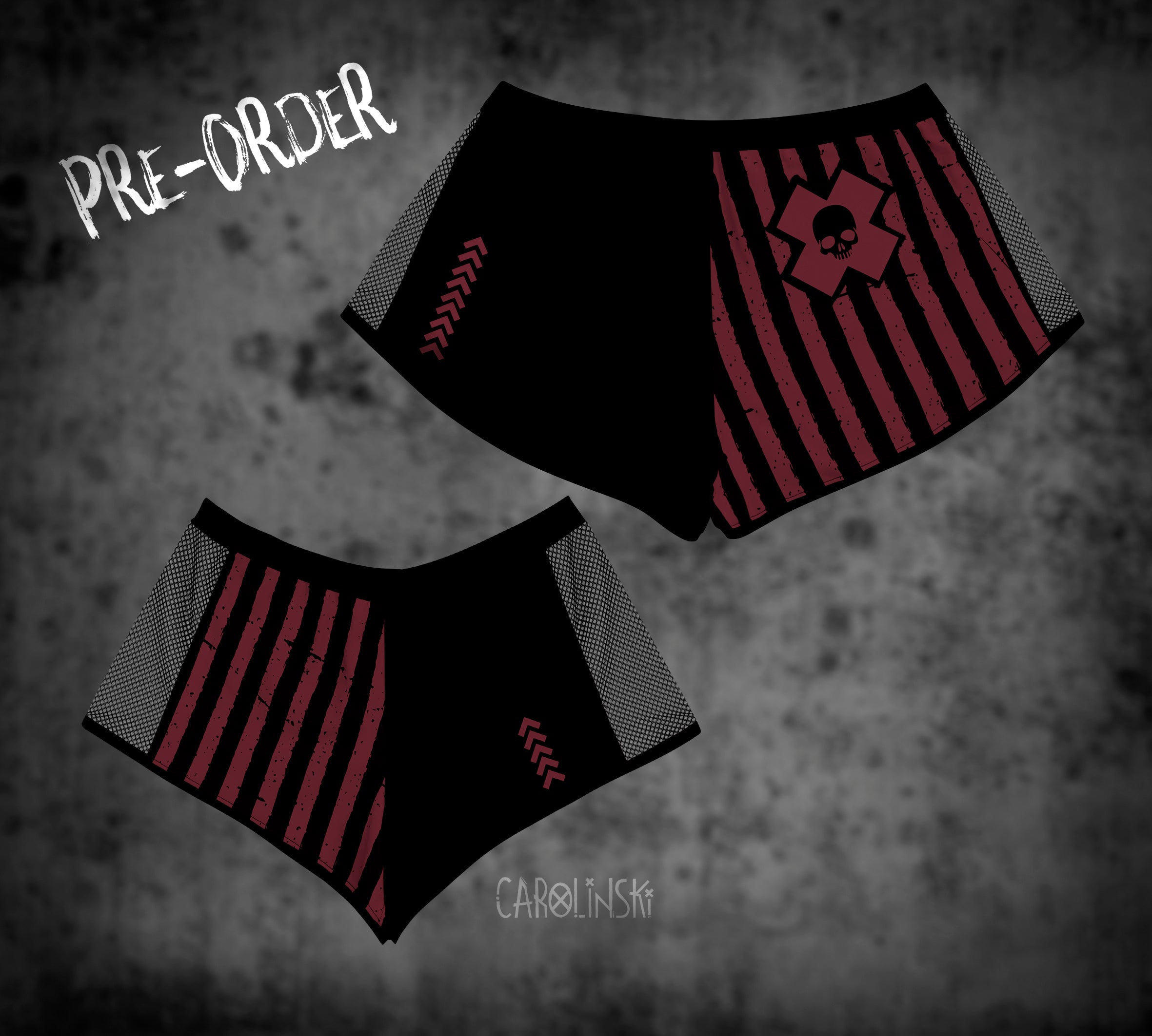 Split Shorts - Stripes