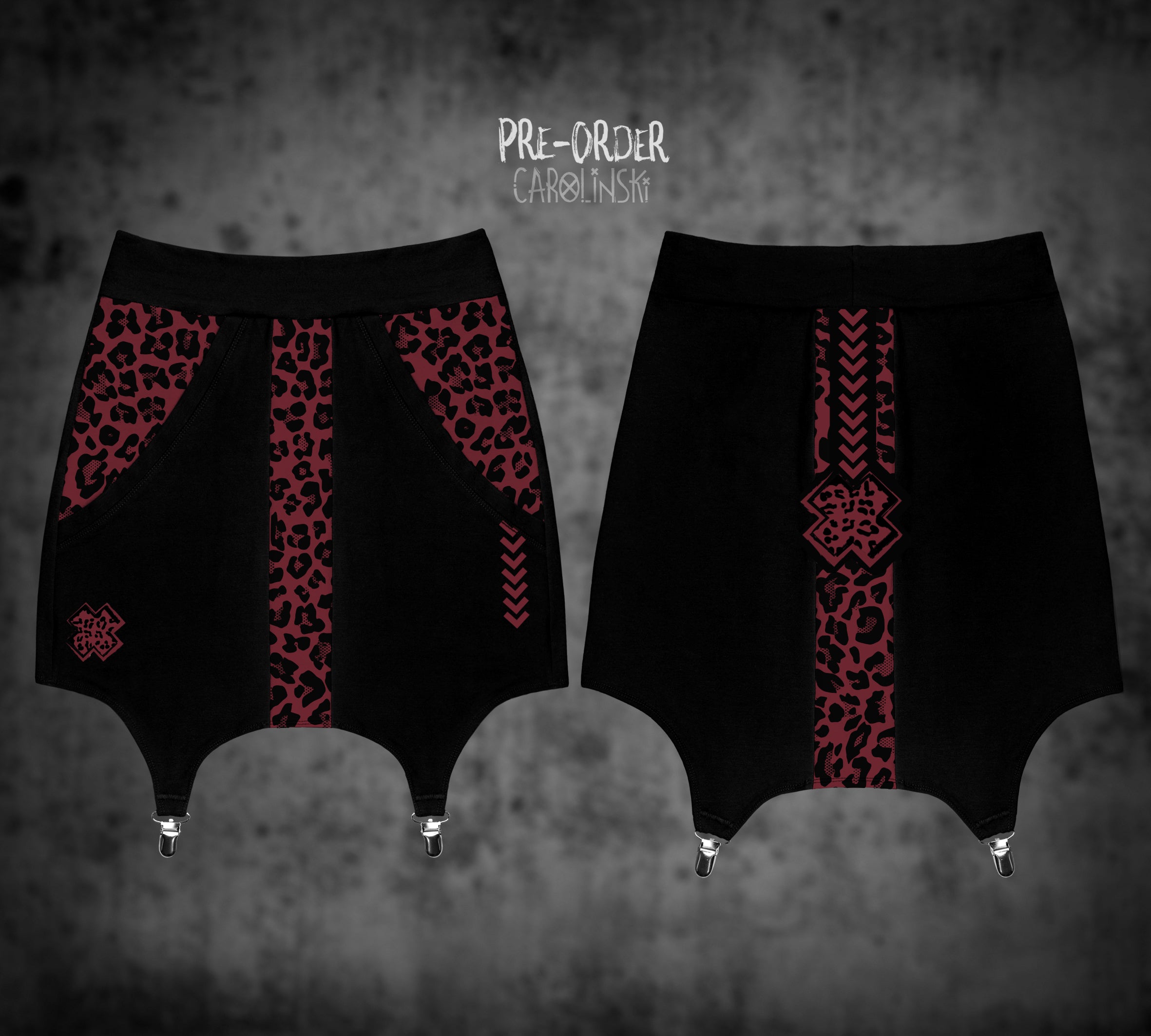 Garter Skirt - Leopard