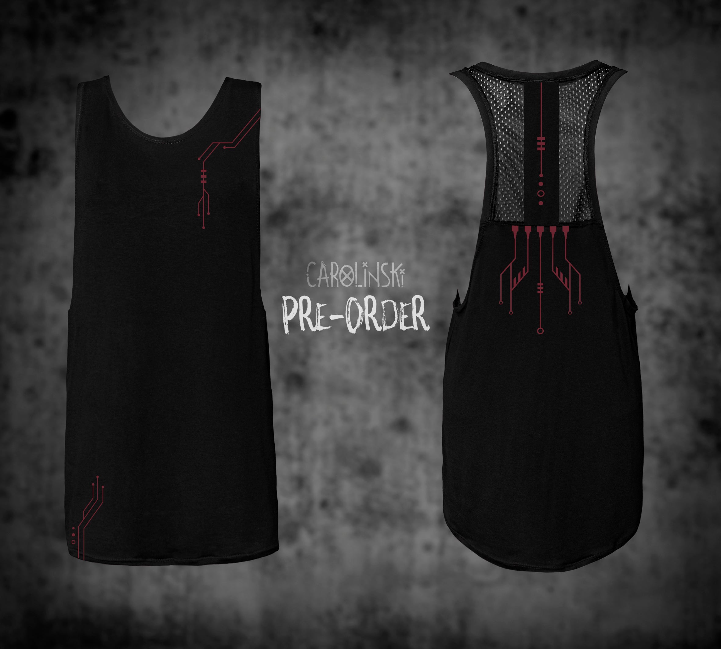 TankTop Mesh - Circuitboard