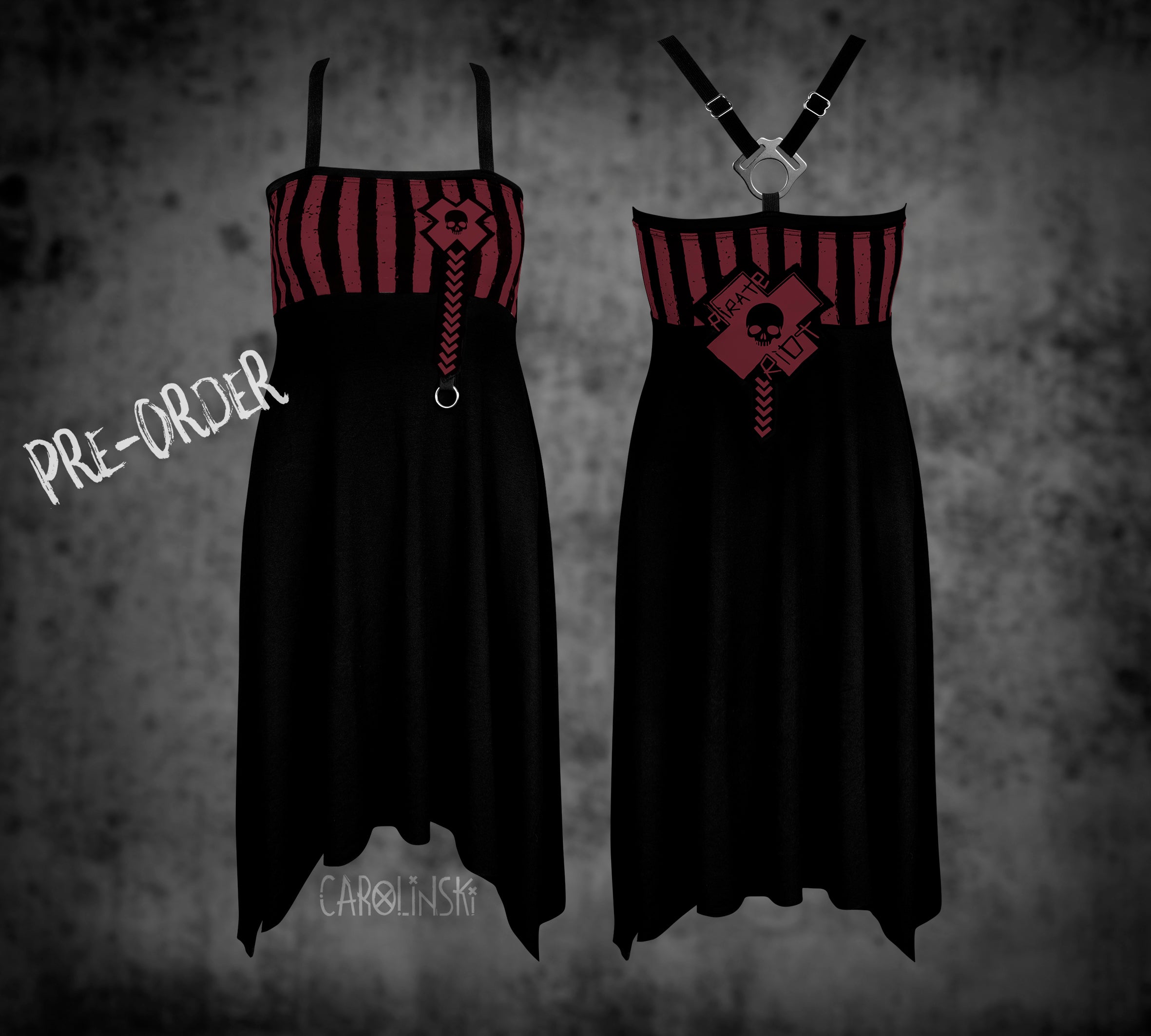 Crossback Dress - Stripes