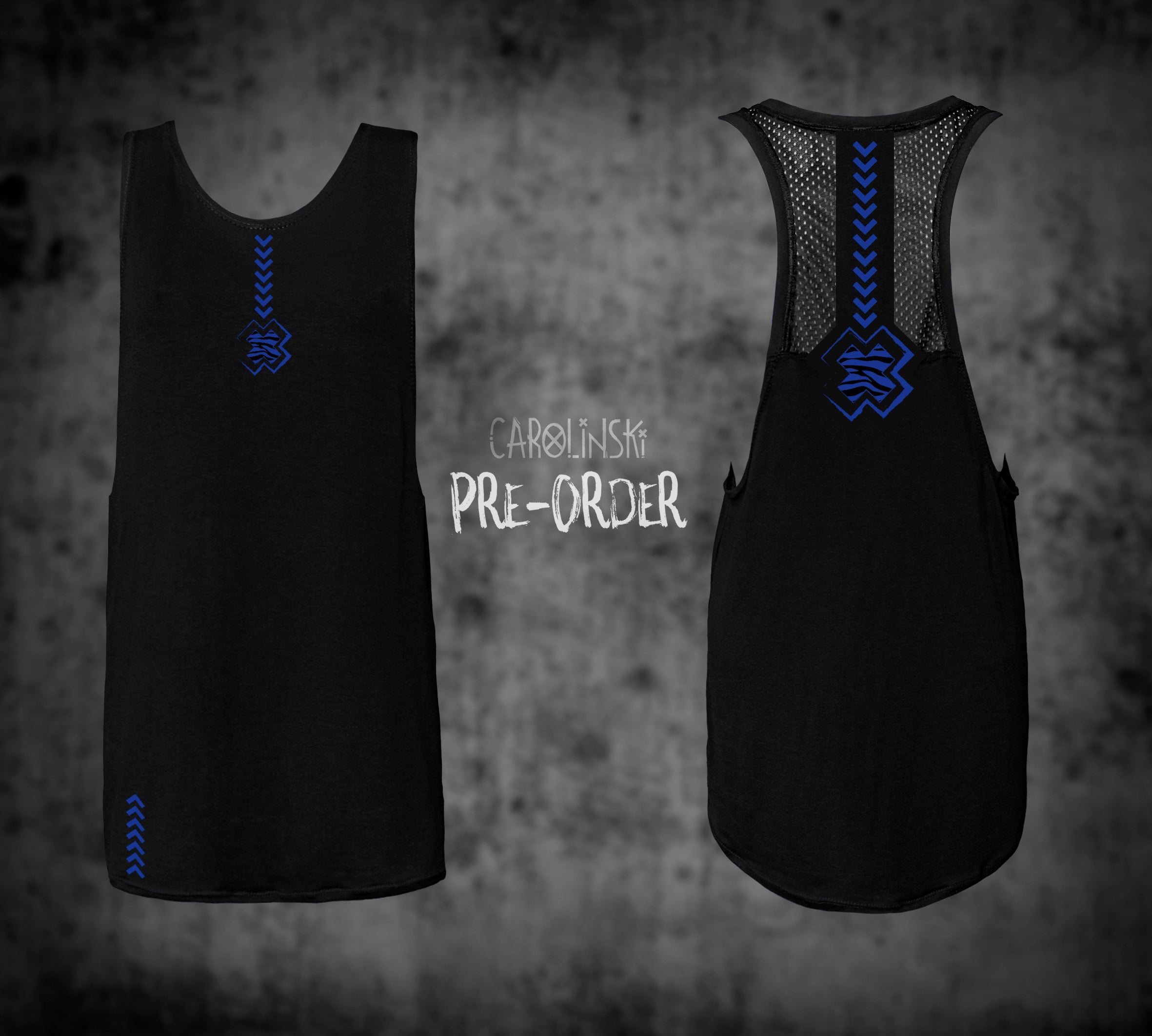 TankTop Mesh - Zebra