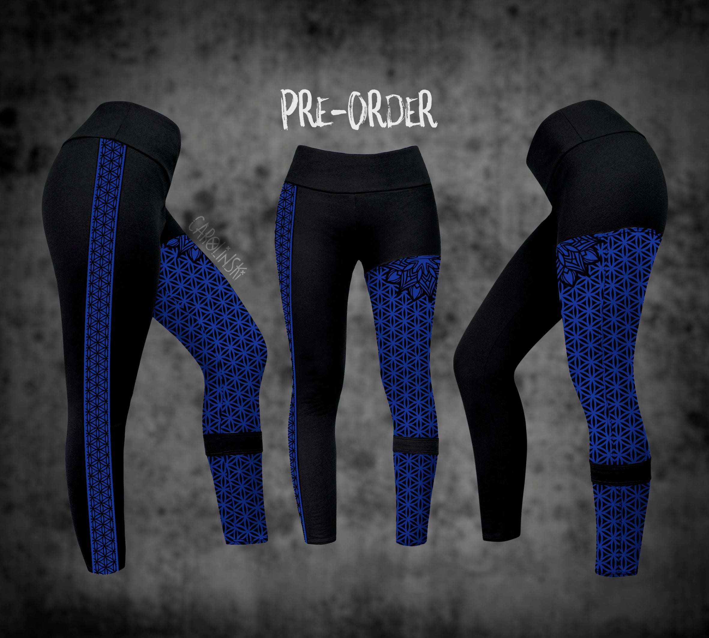 Split Leggings - Flower of Life
