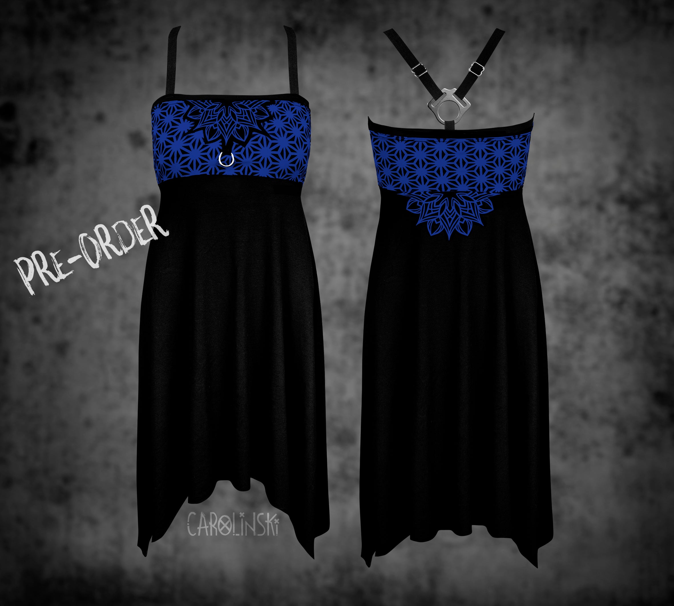 Crossback Dress - Asanoha