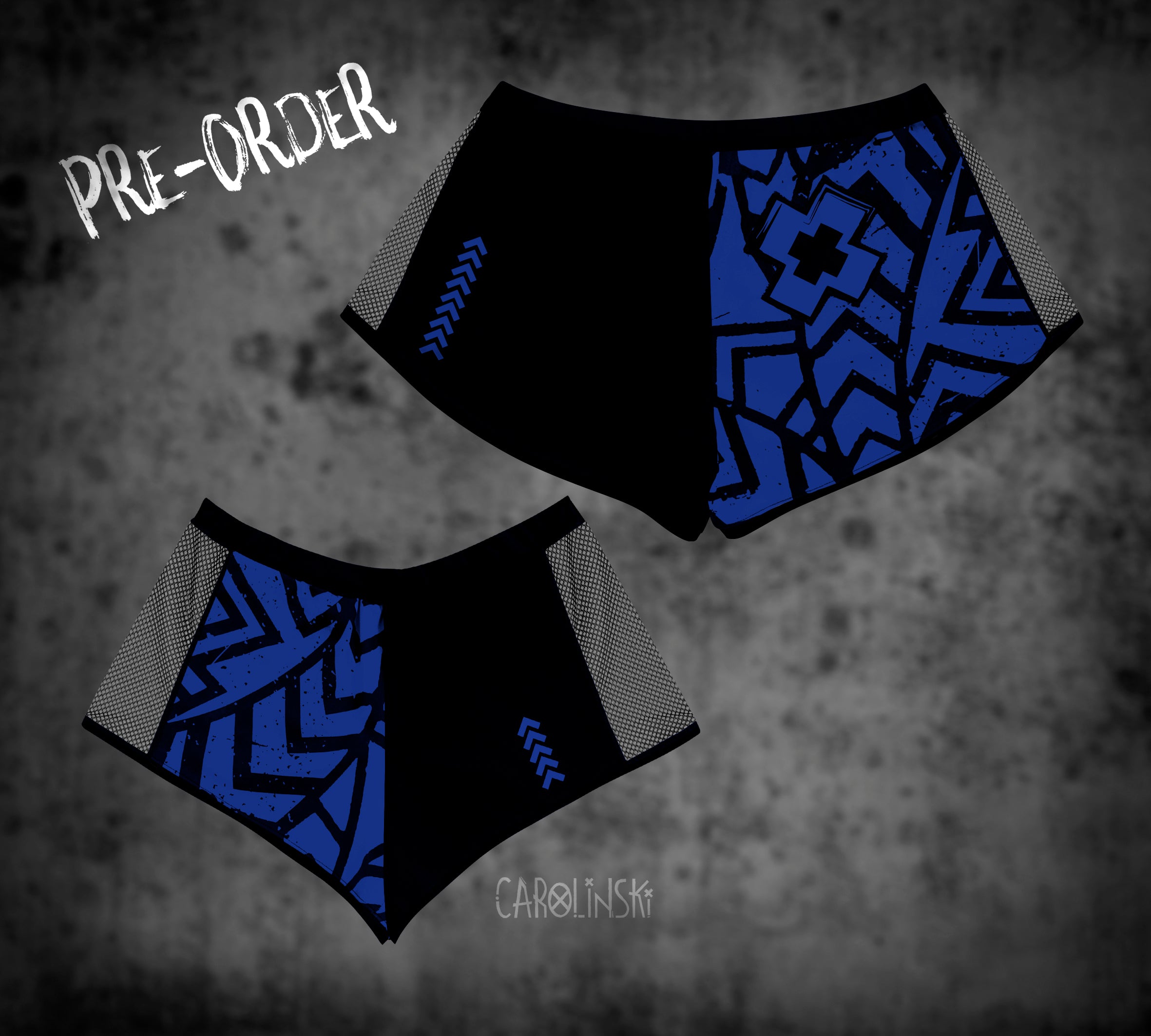 Split Shorts - Grunge