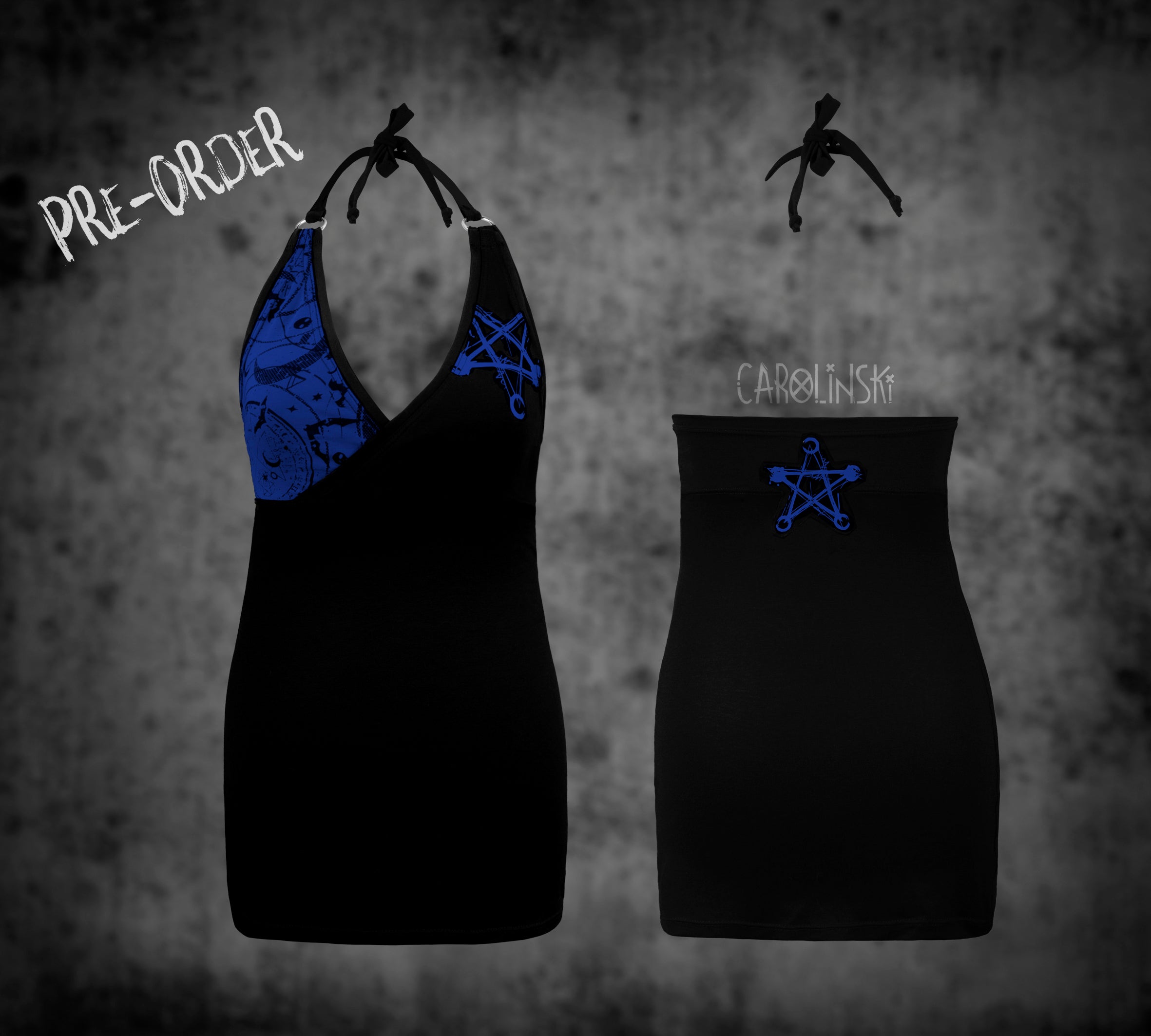 Neck holder top - witchy