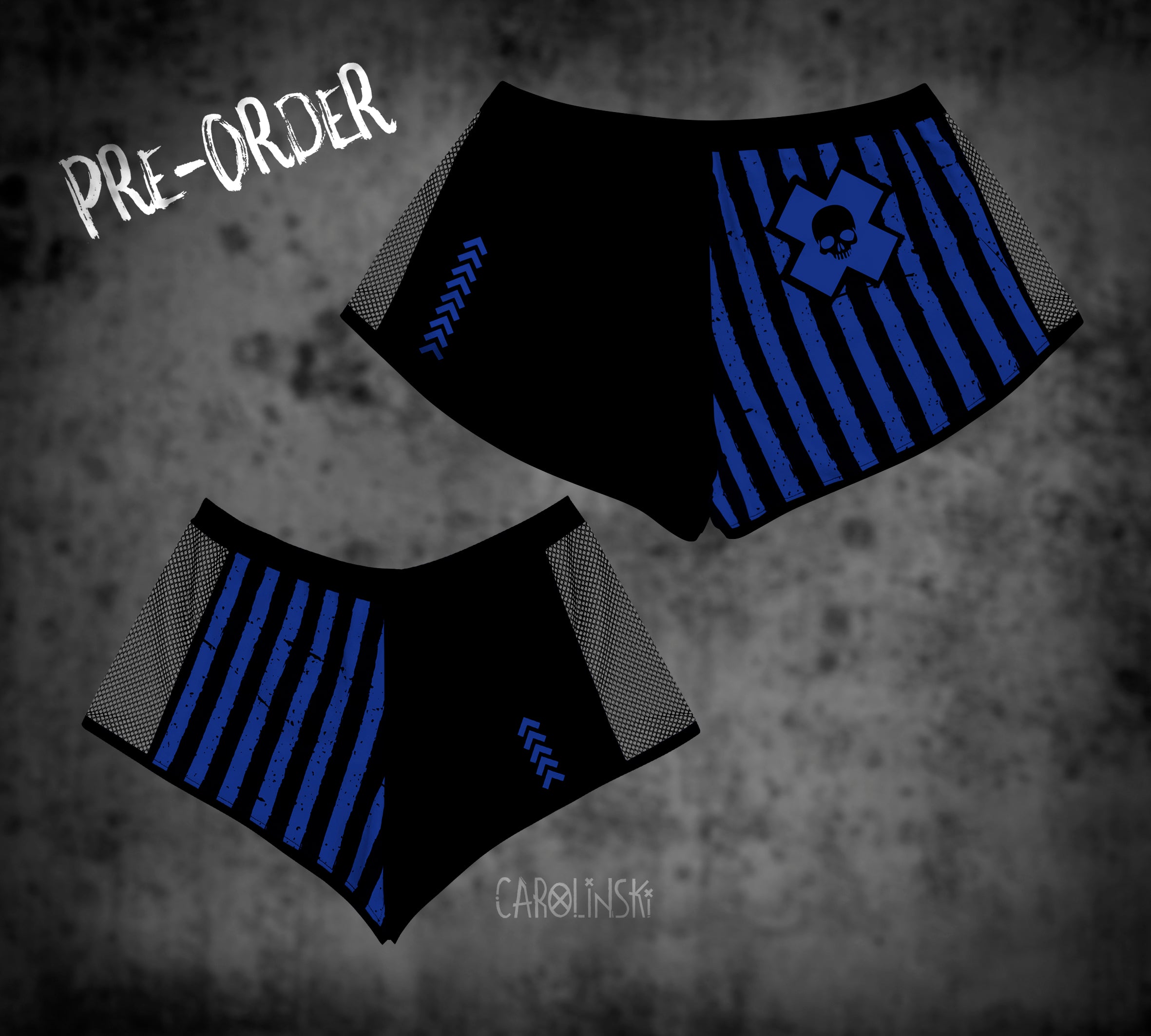 Split Shorts - Stripes