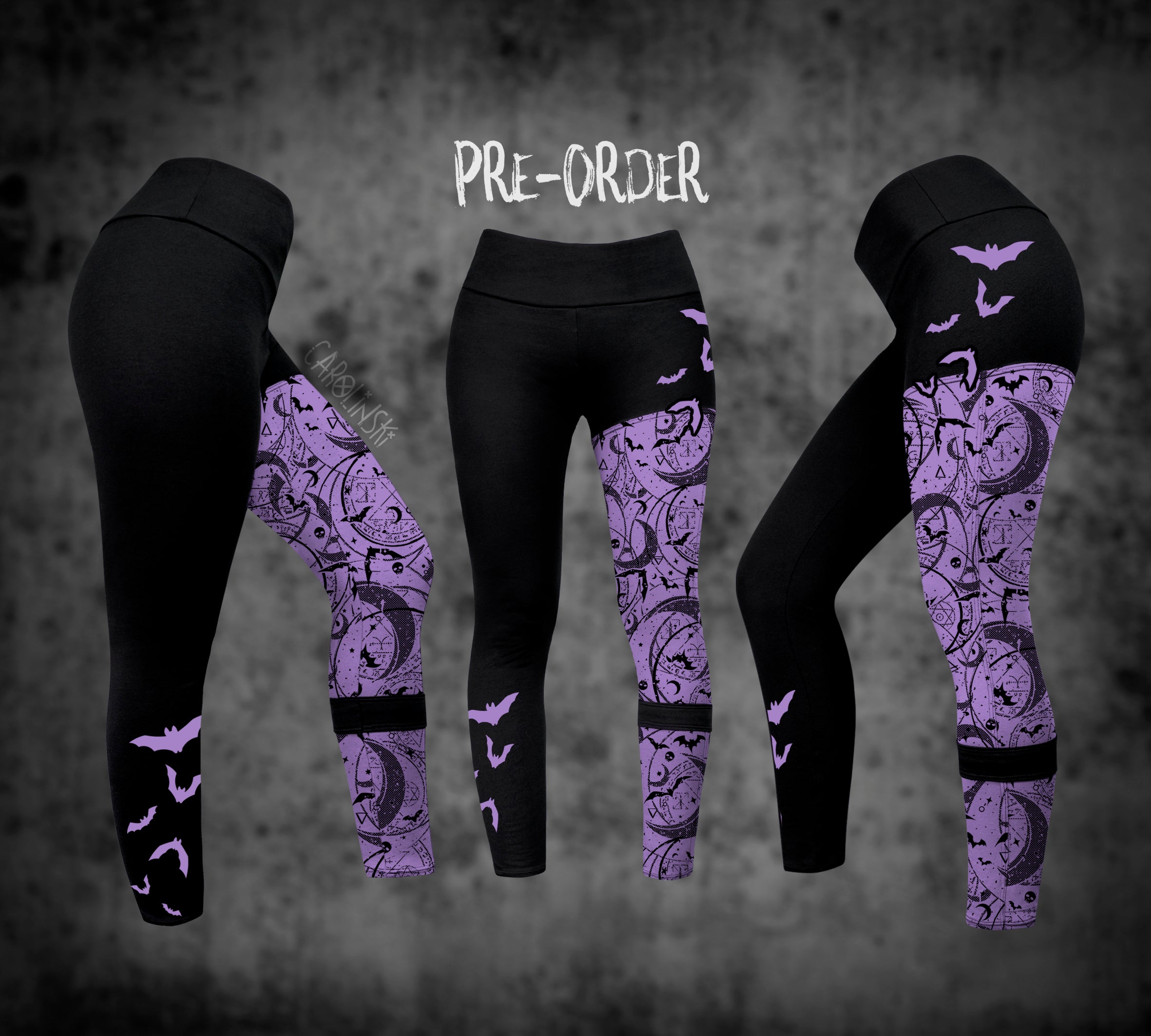 Split Leggings - Witchy