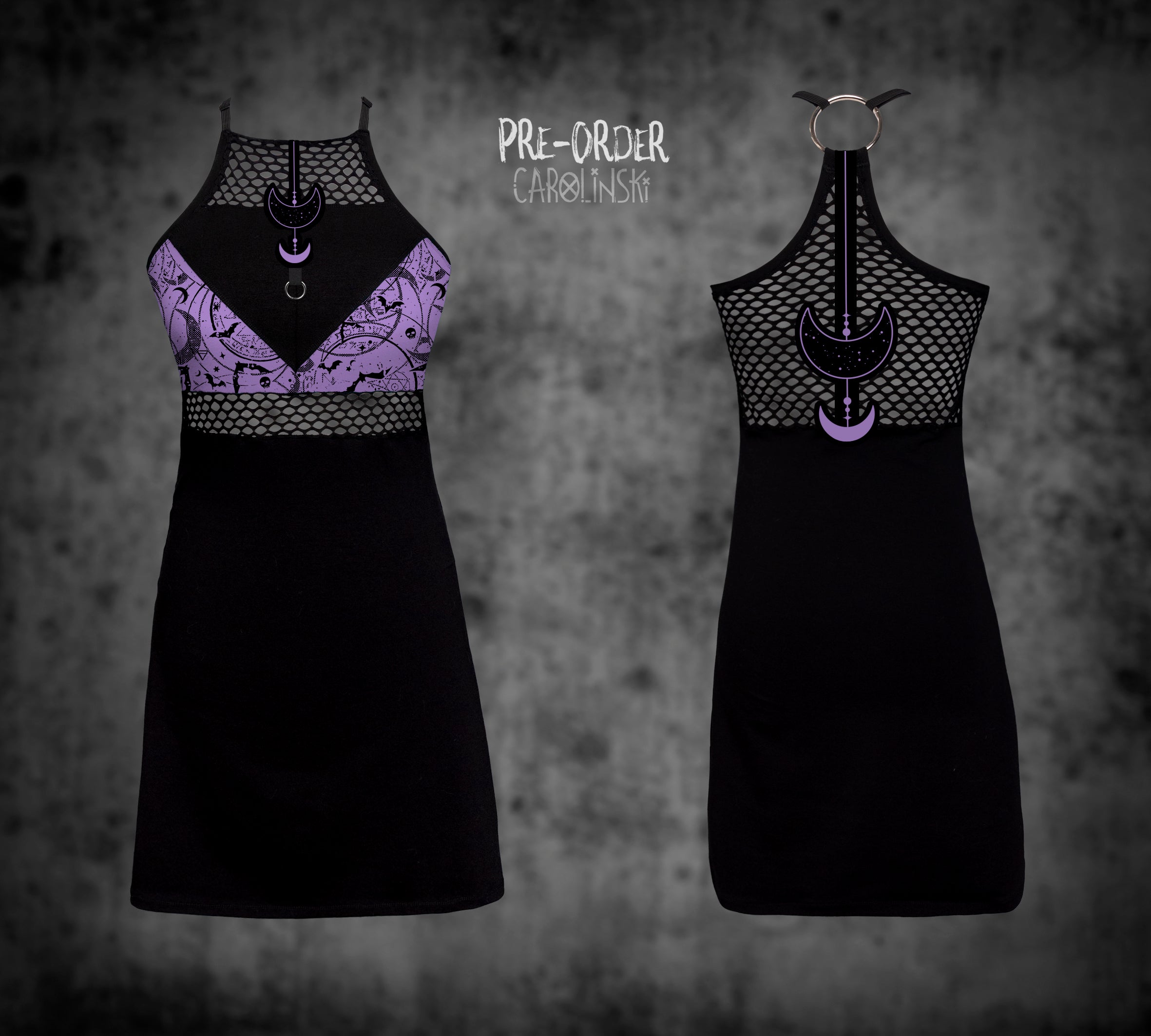 HighNeck Dress - Witchy
