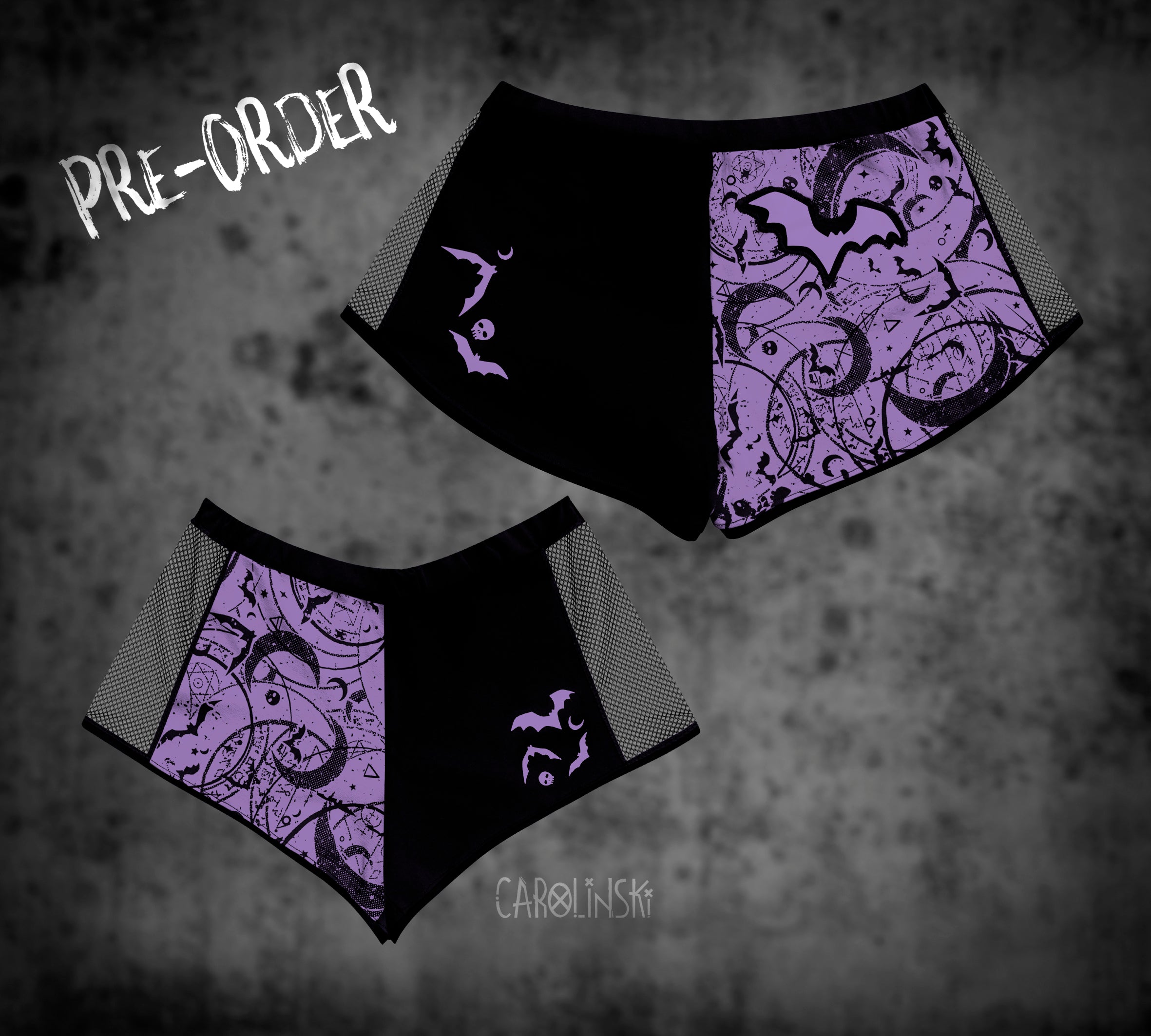 Split Shorts - Witchy