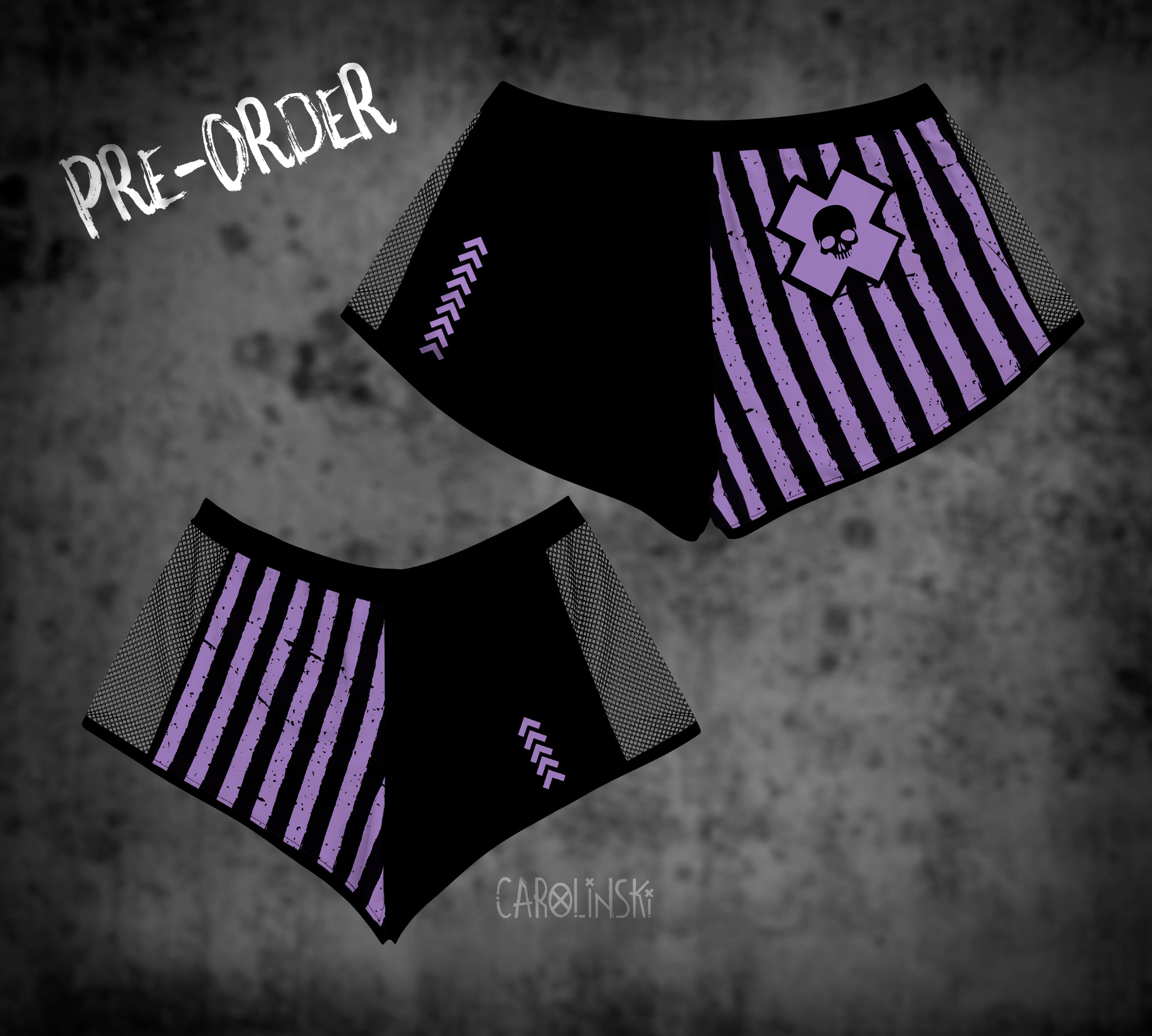 Split Shorts - Stripes
