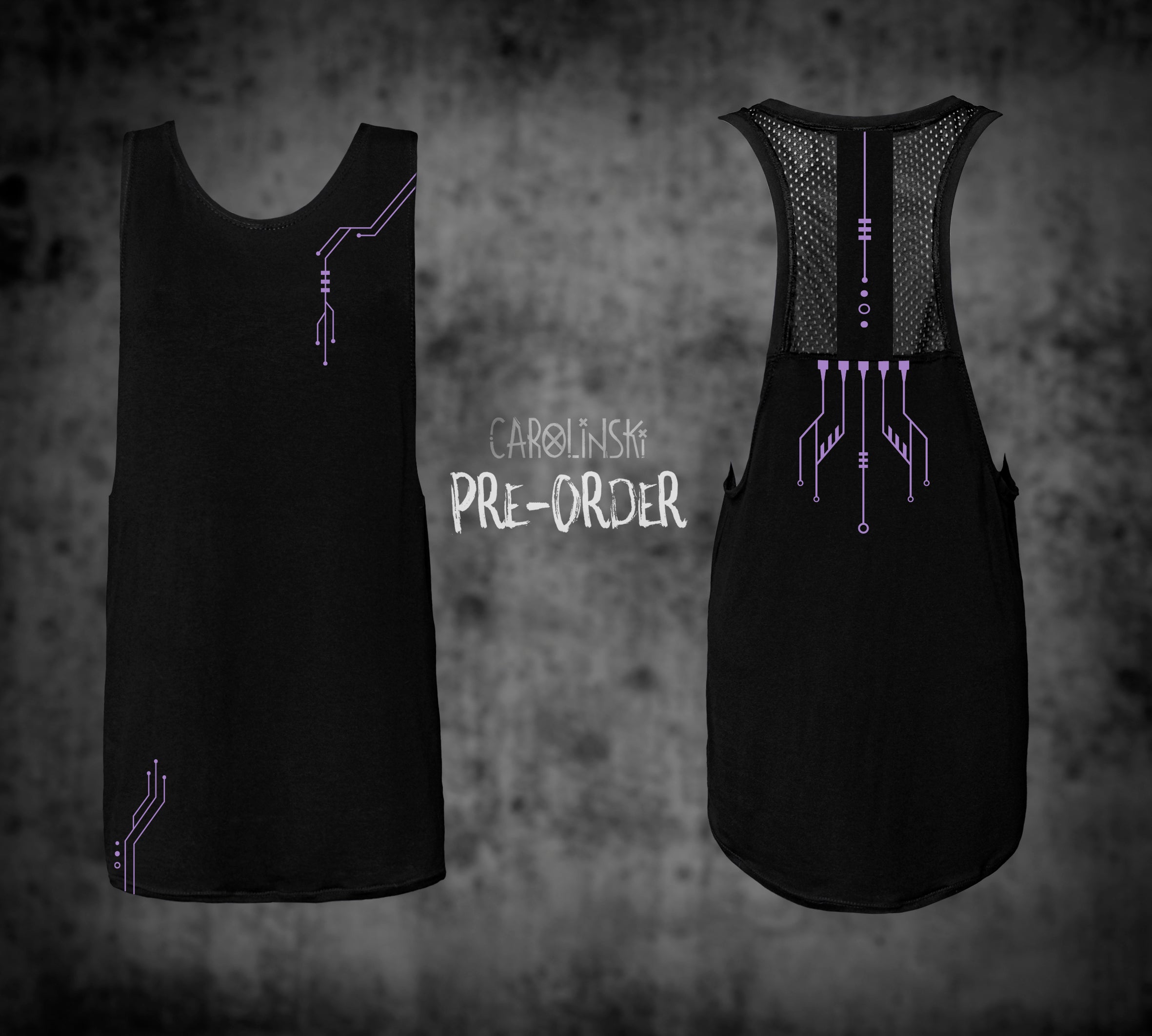 TankTop Mesh - Circuitboard
