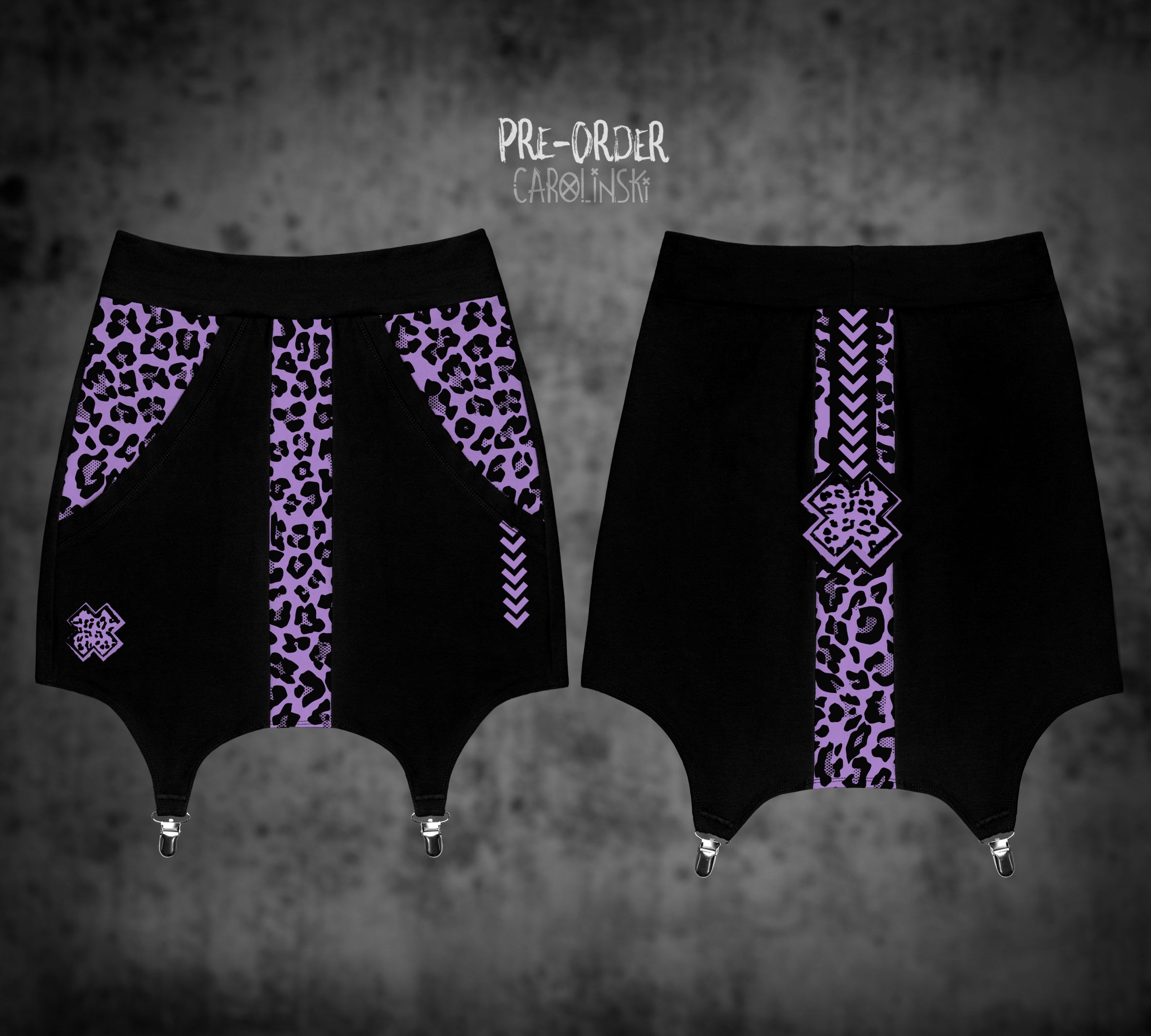 Garter Skirt - Leopard