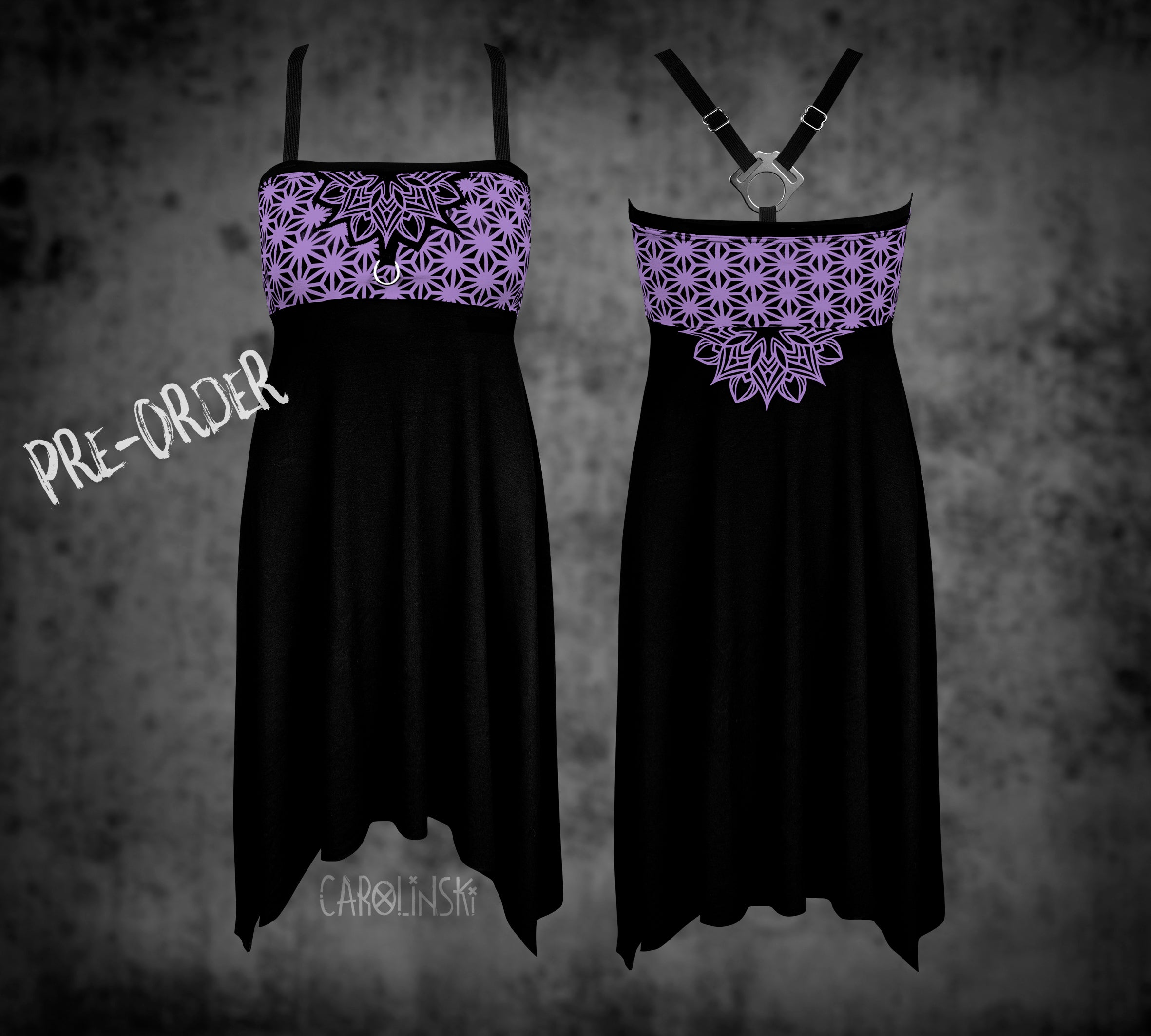 Crossback Dress - Asanoha