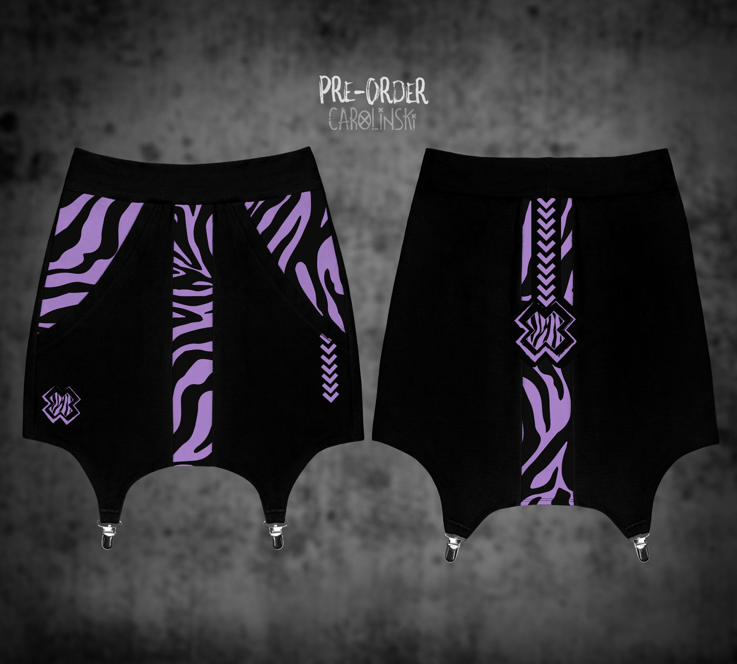 Garter Skirt - Zebra