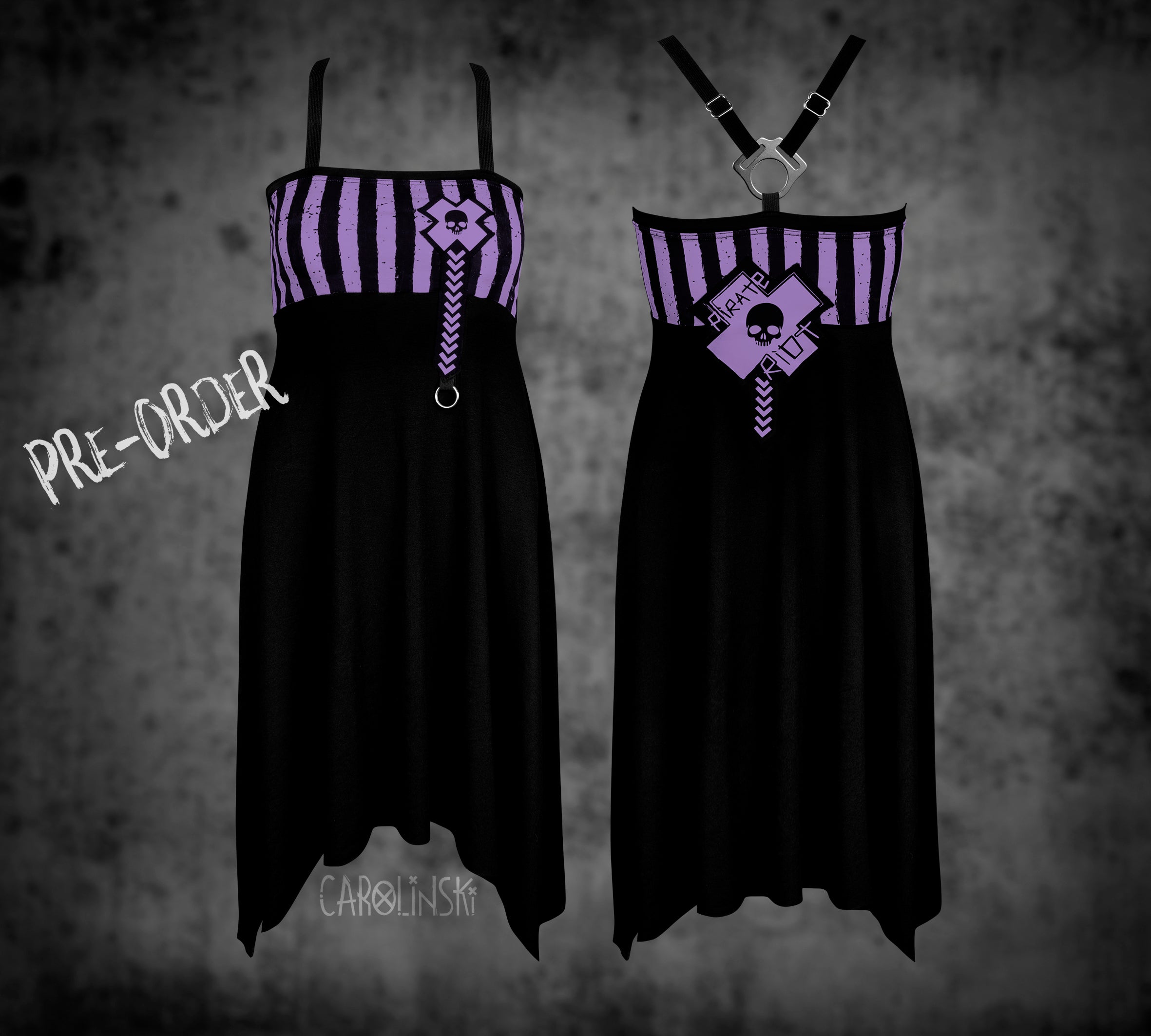 Crossback Dress - Stripes