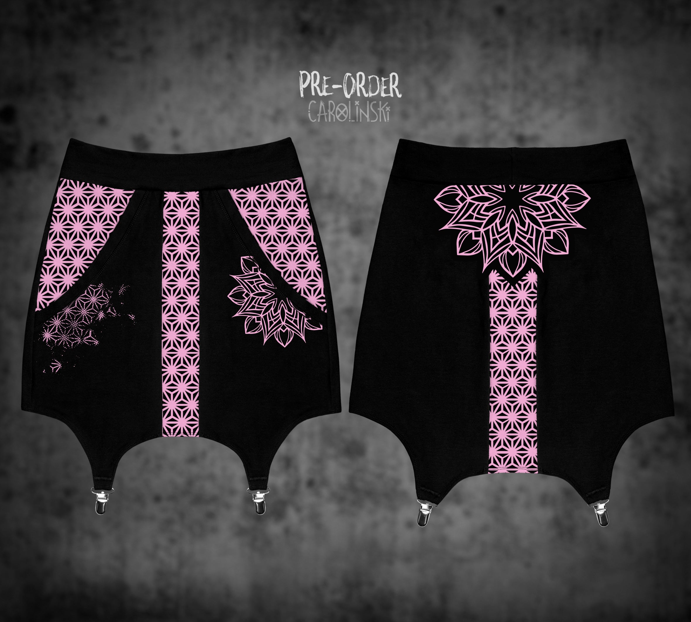 Garter Skirt - Asanoha
