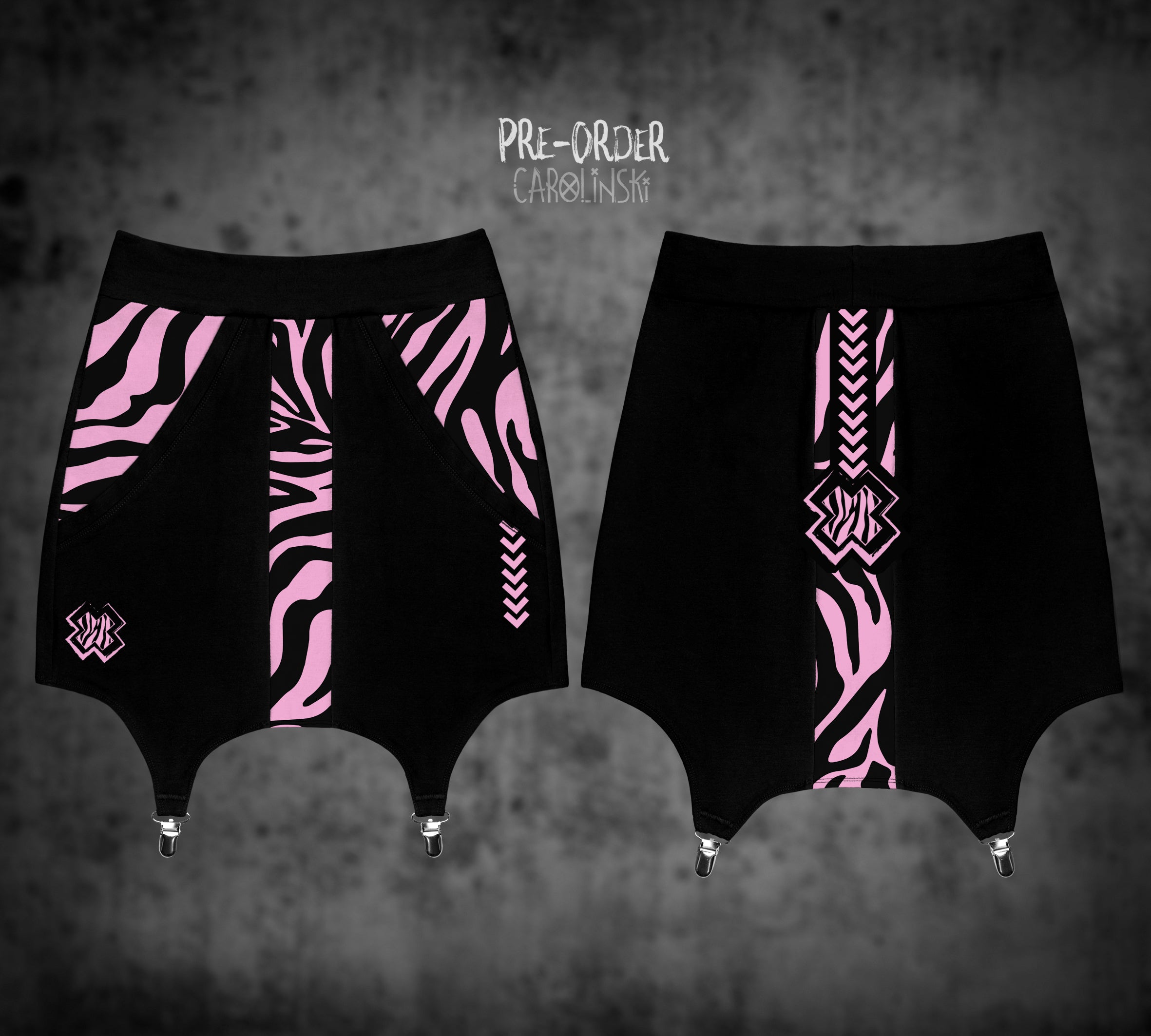 Garter Skirt - Zebra