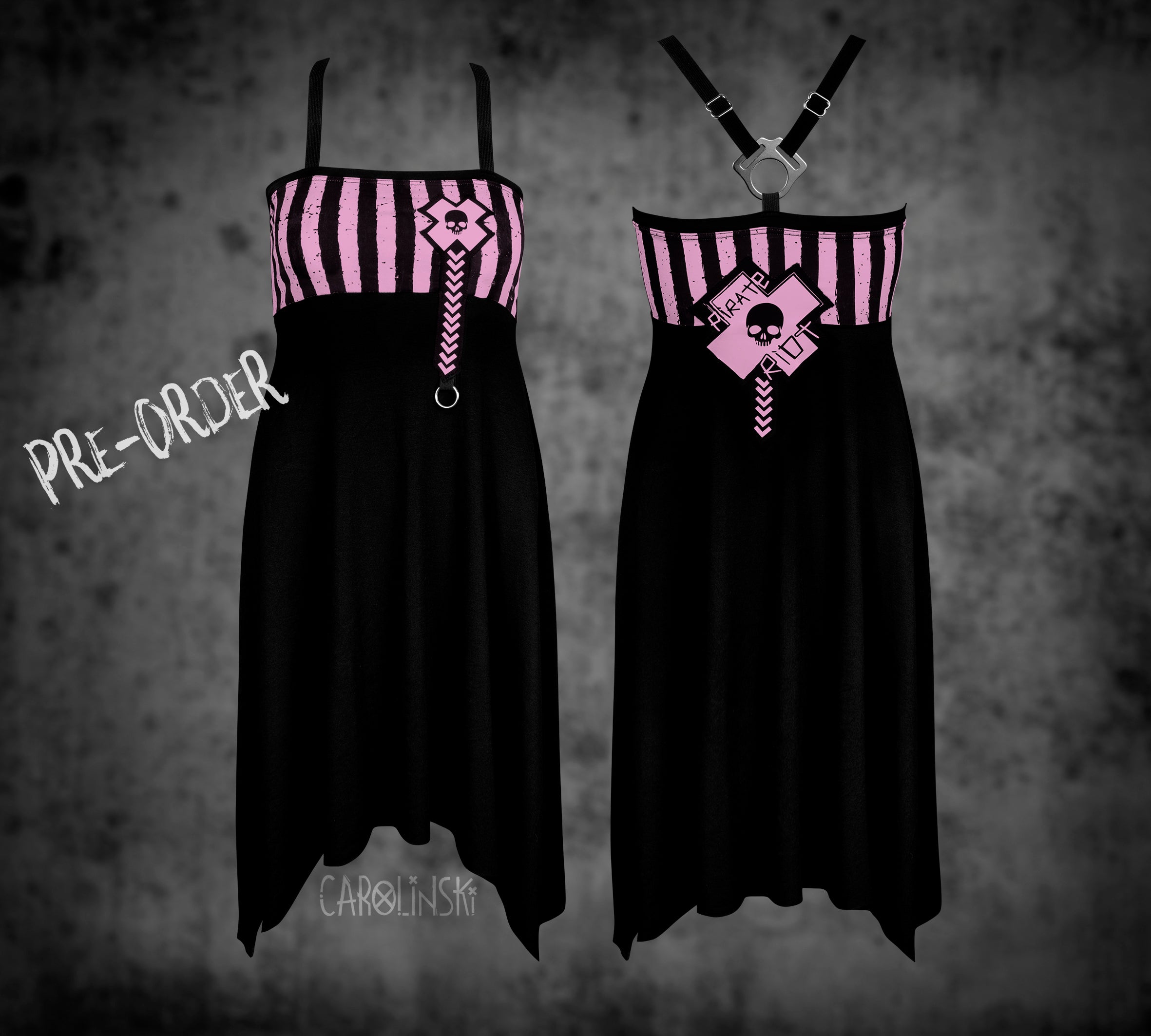 Crossback Dress - Stripes