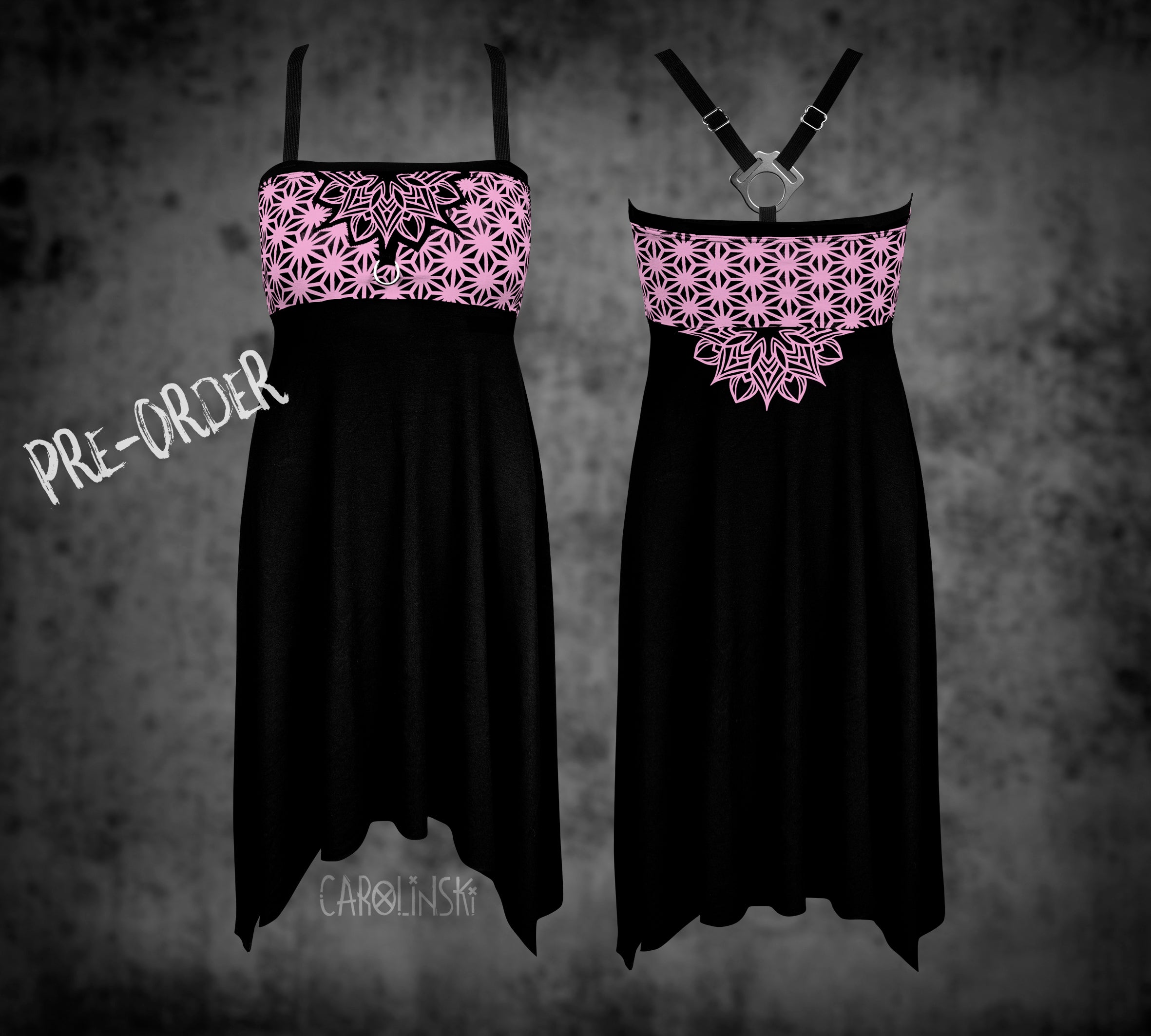 Crossback Dress - Asanoha