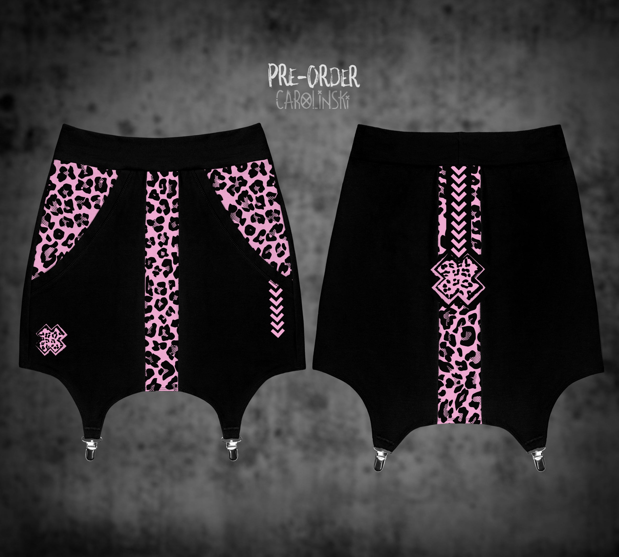 Garter Skirt - Leopard
