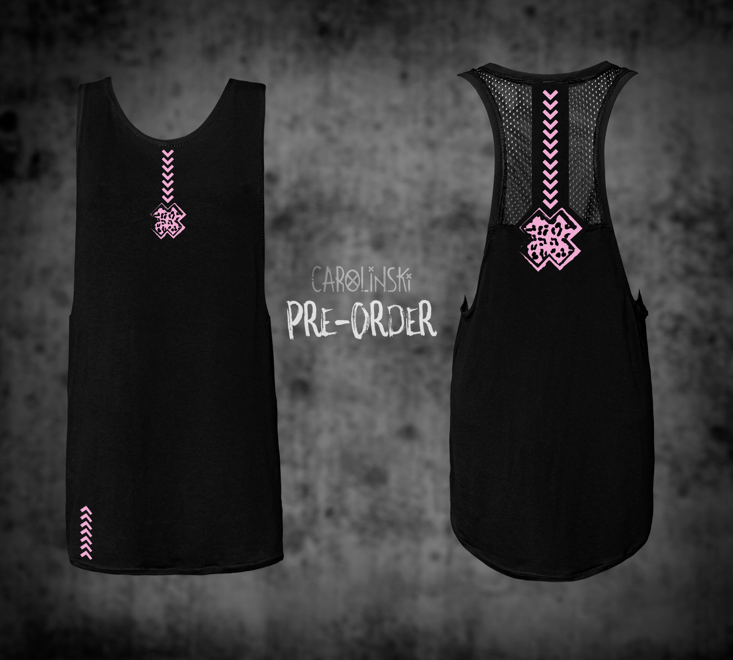 TankTop Mesh - Leopard