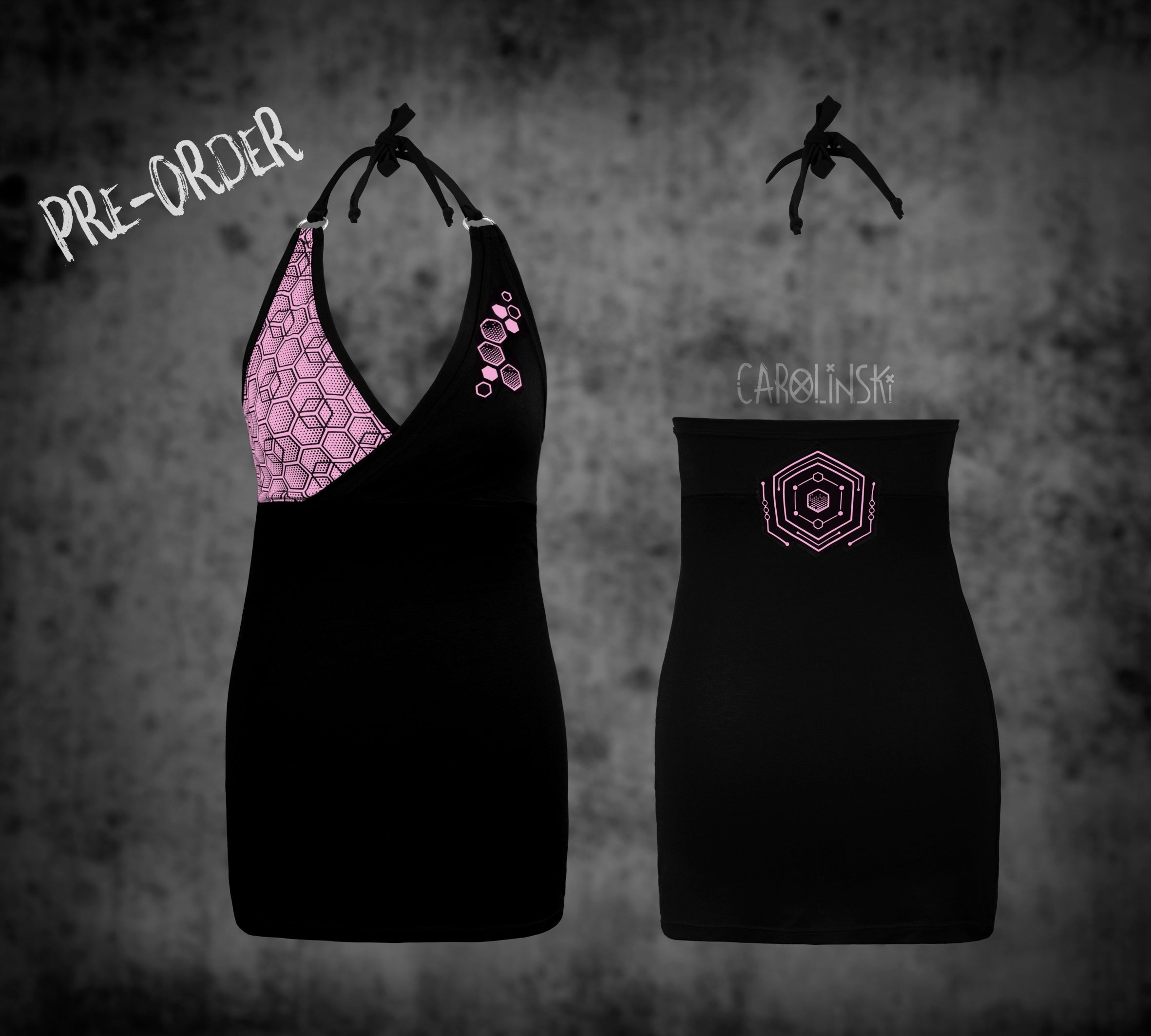 Neck holder top - hexagon