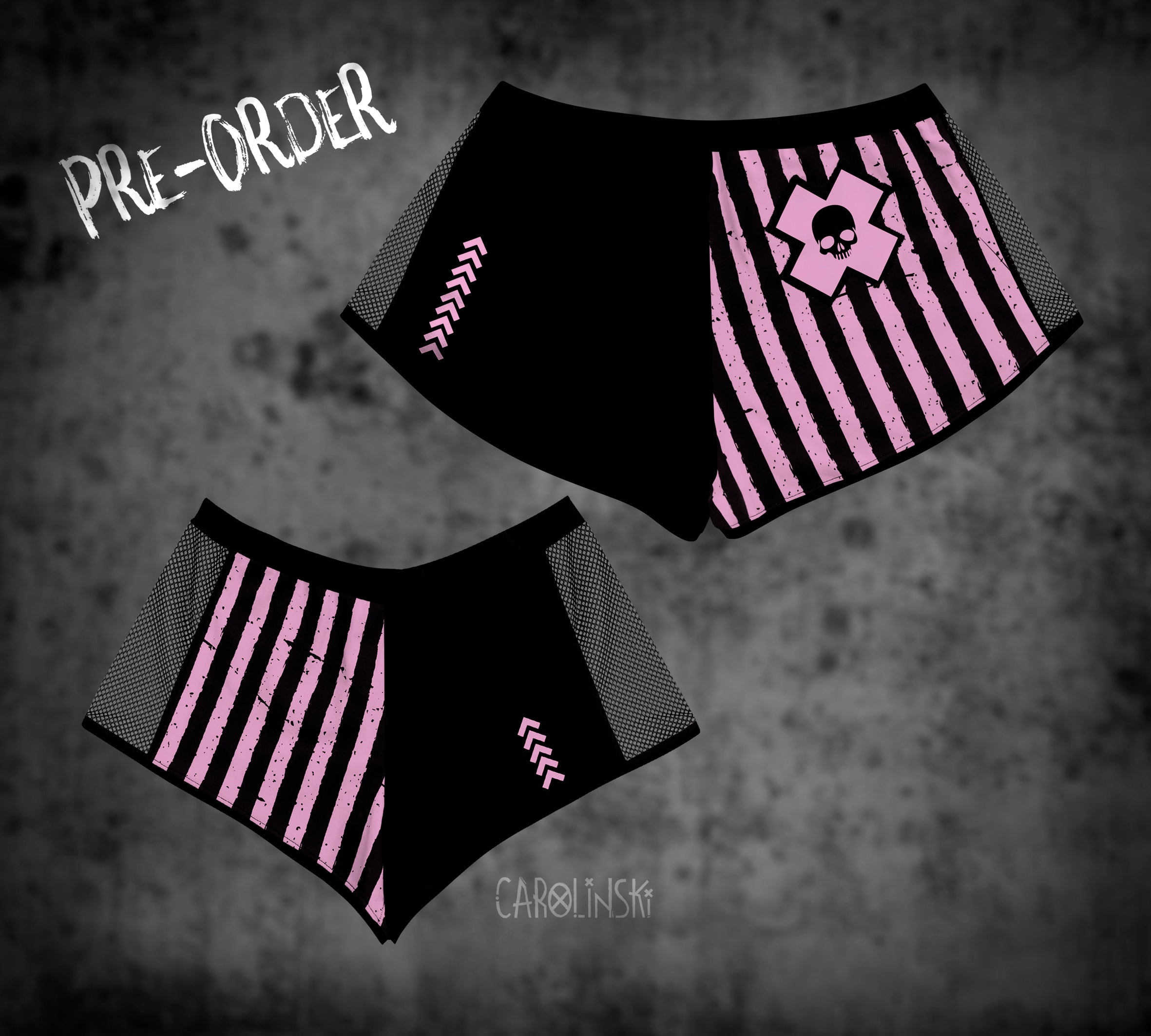 Split Shorts - Stripes