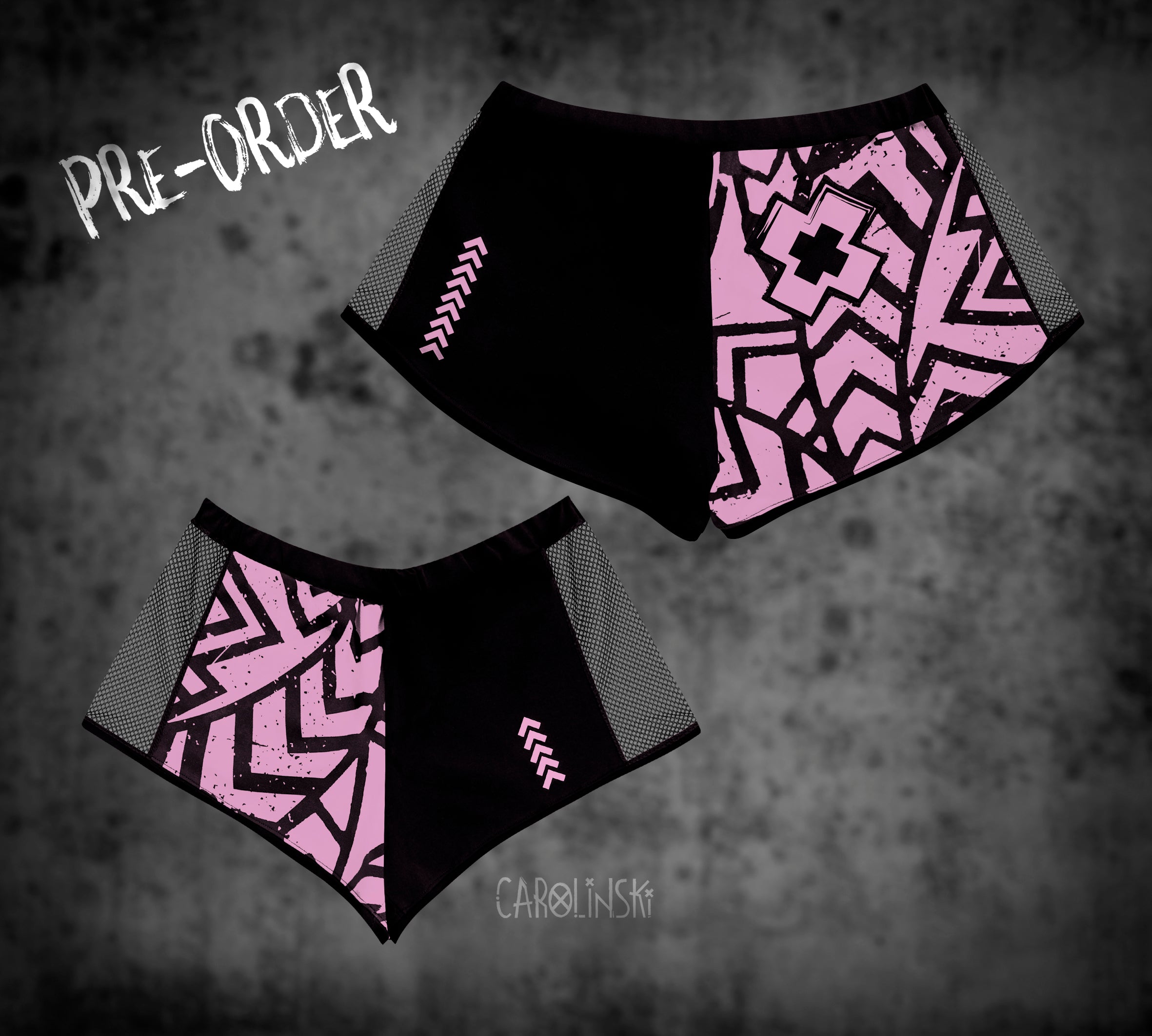 Split Shorts - Grunge