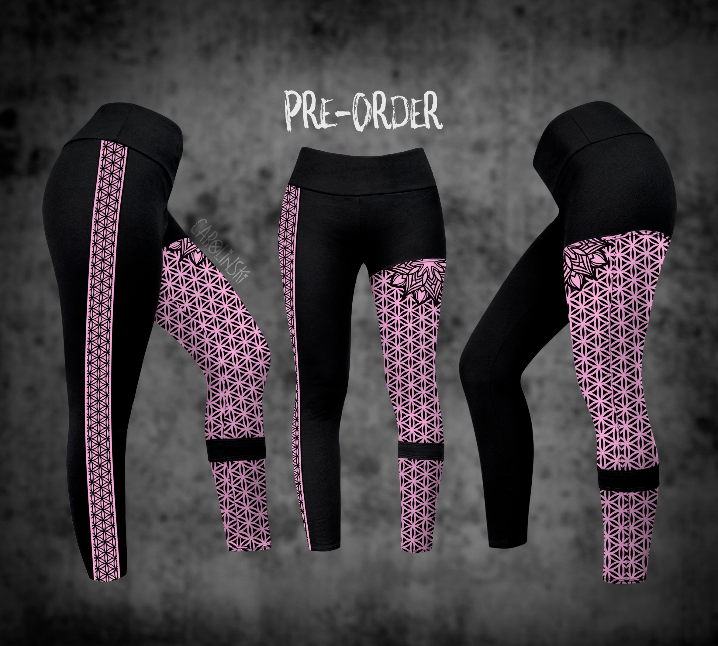 Split Leggings - Flower of Life