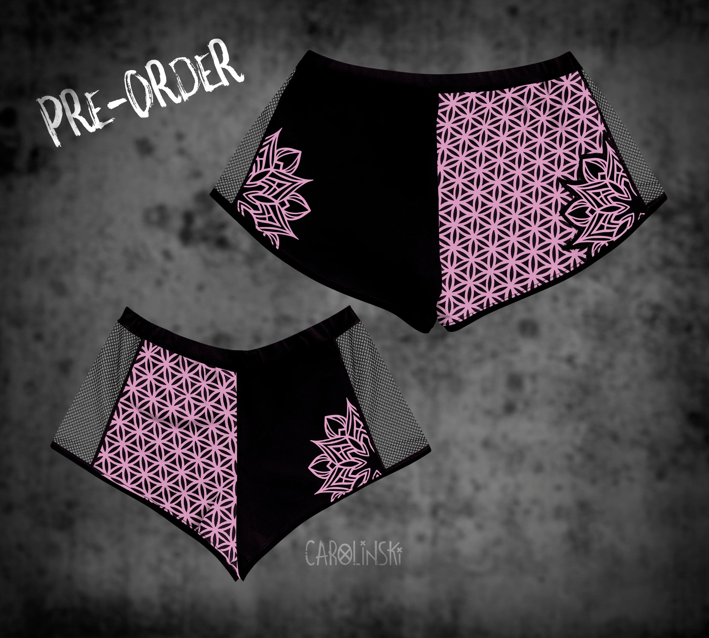 Split Shorts - Flower of Life