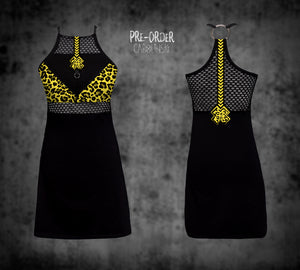 Open image in slideshow, HighNeck Dress - Leopard
