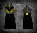 HighNeck Dress - Stripes